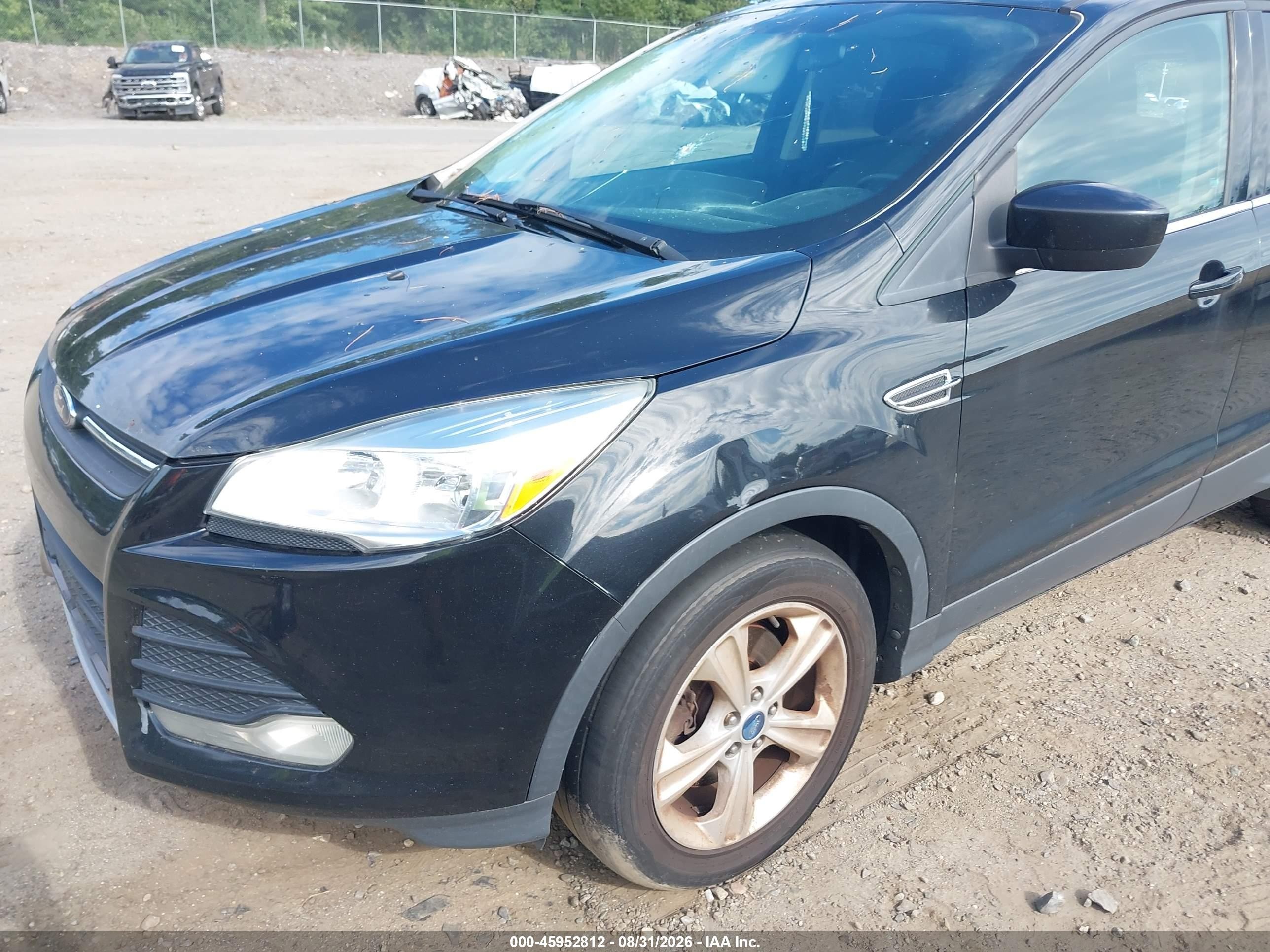 2013 Ford Escape Se Black vin: 1FMCU9GX7DUA06560