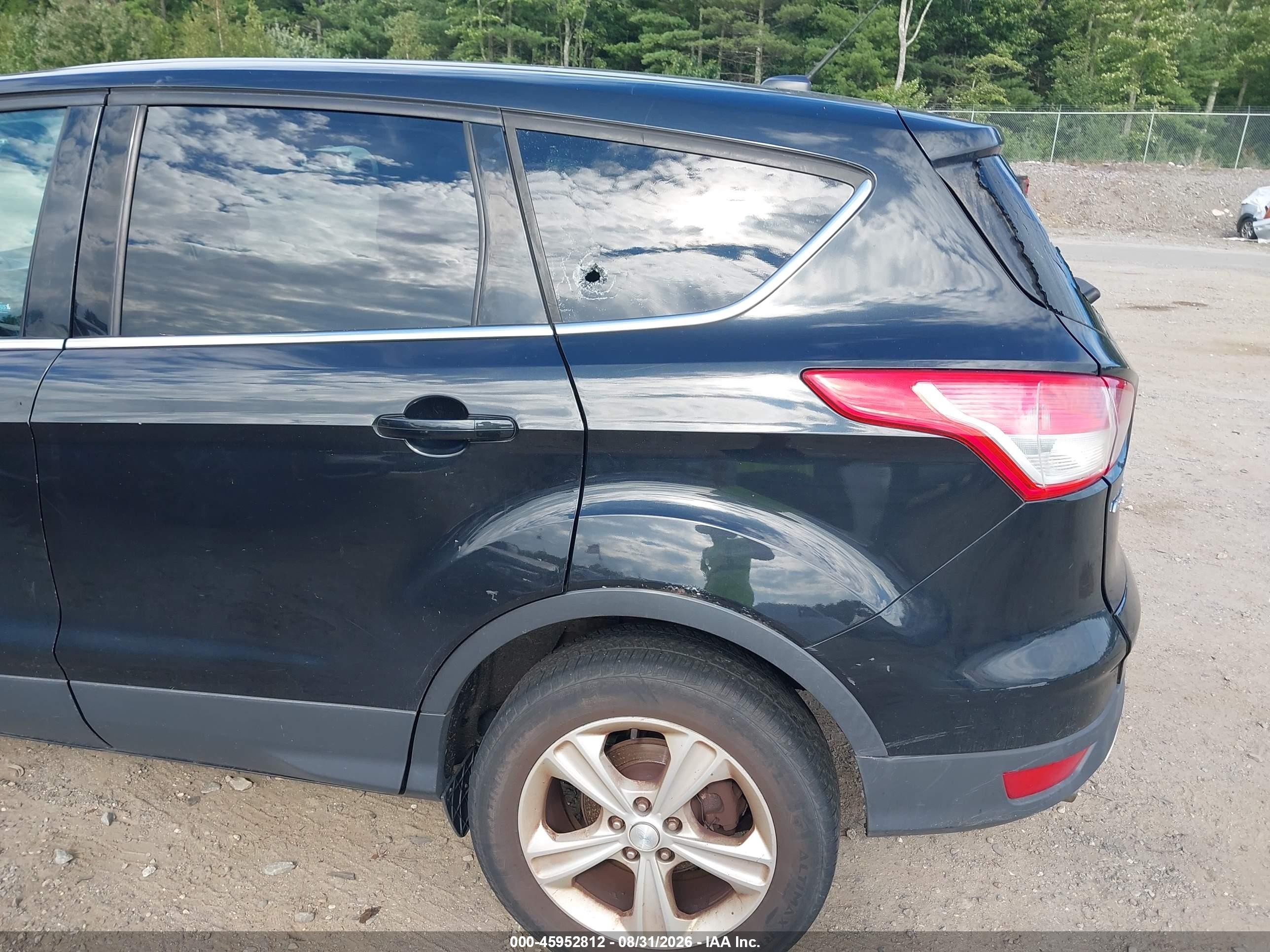 2013 Ford Escape Se Black vin: 1FMCU9GX7DUA06560
