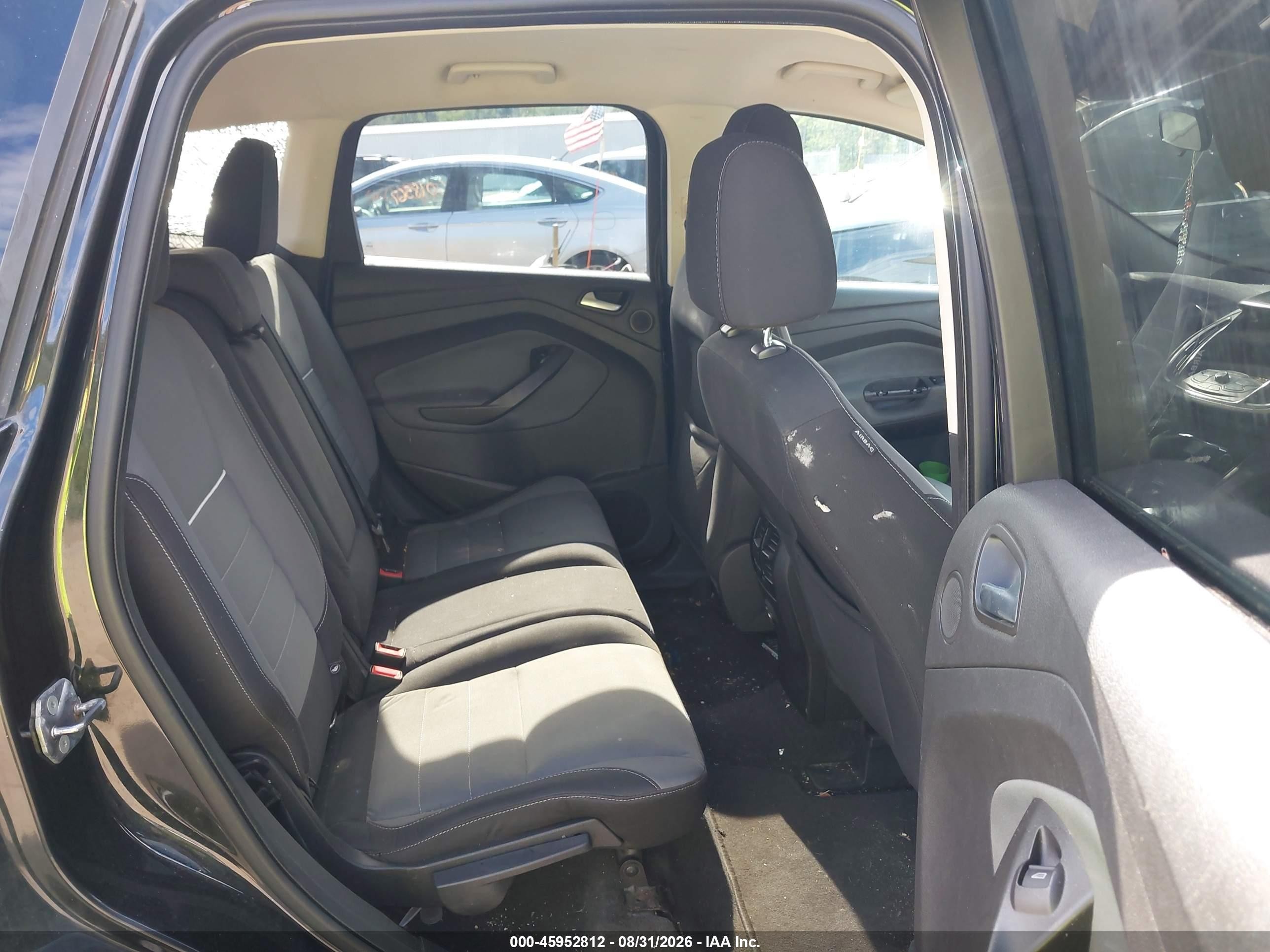 2013 Ford Escape Se Black vin: 1FMCU9GX7DUA06560