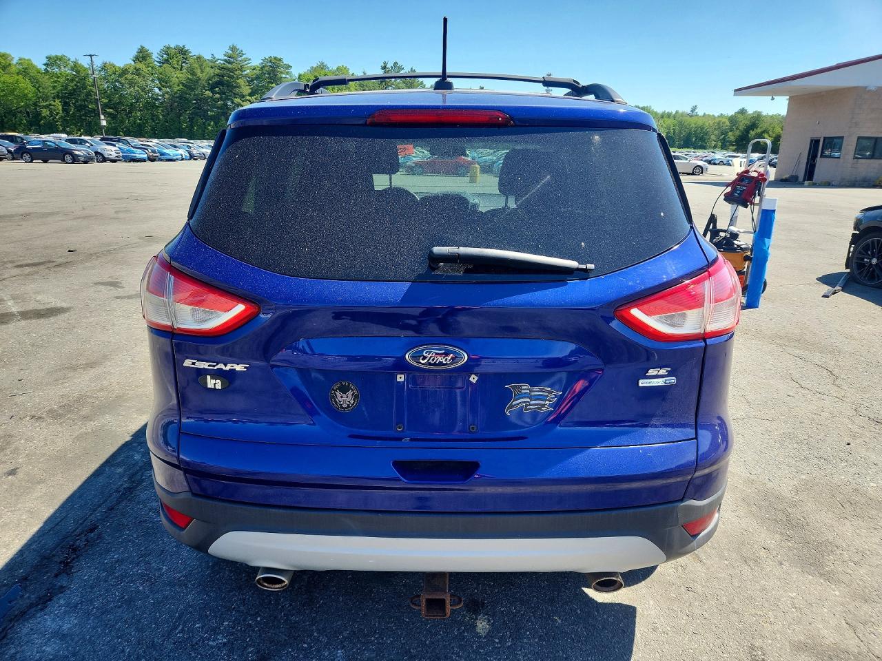 2013 Ford Escape Se Blue vin: 1FMCU9GX7DUA82859