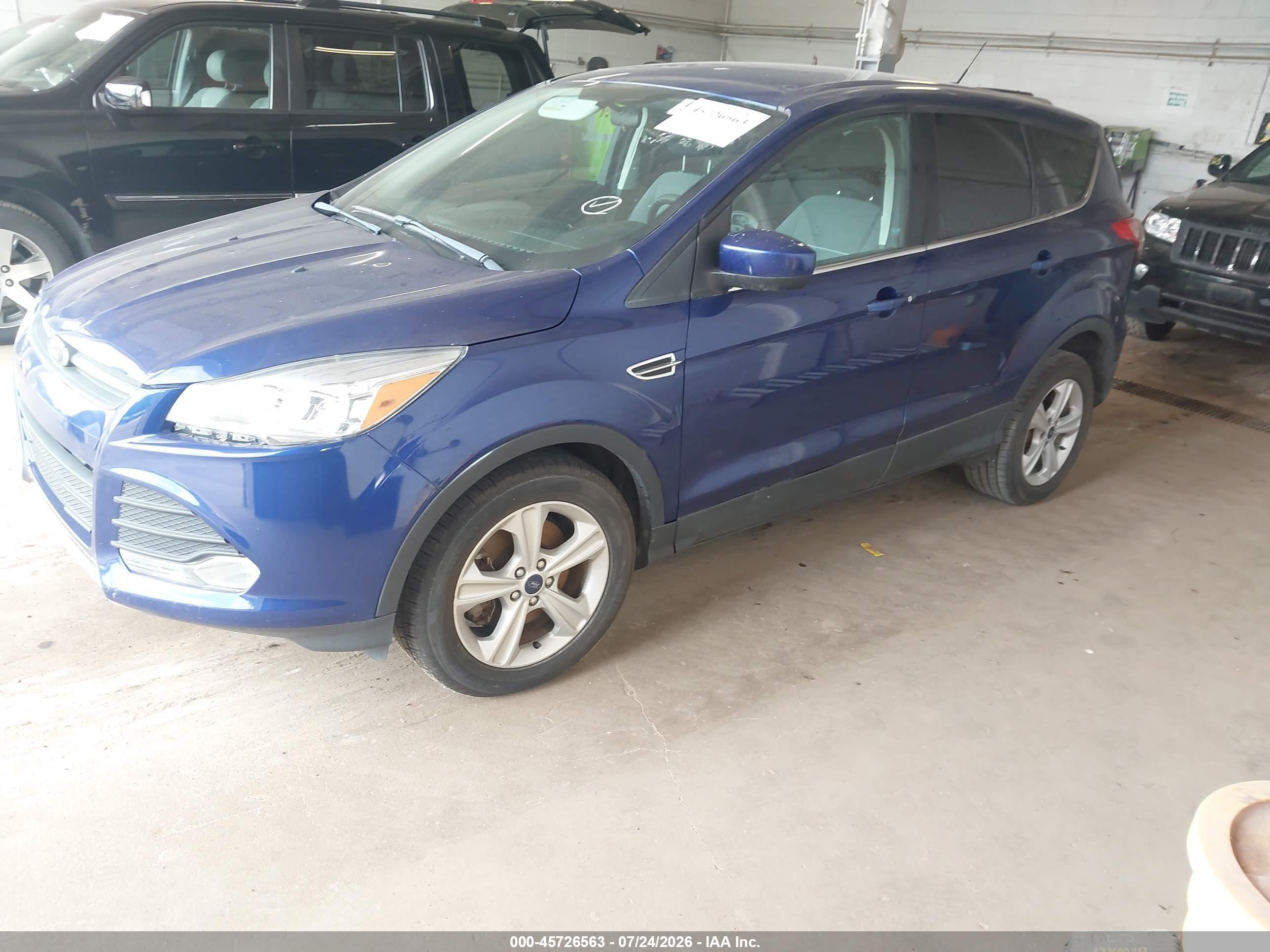 2013 Ford Escape Se Blue vin: 1FMCU9GX7DUB96702