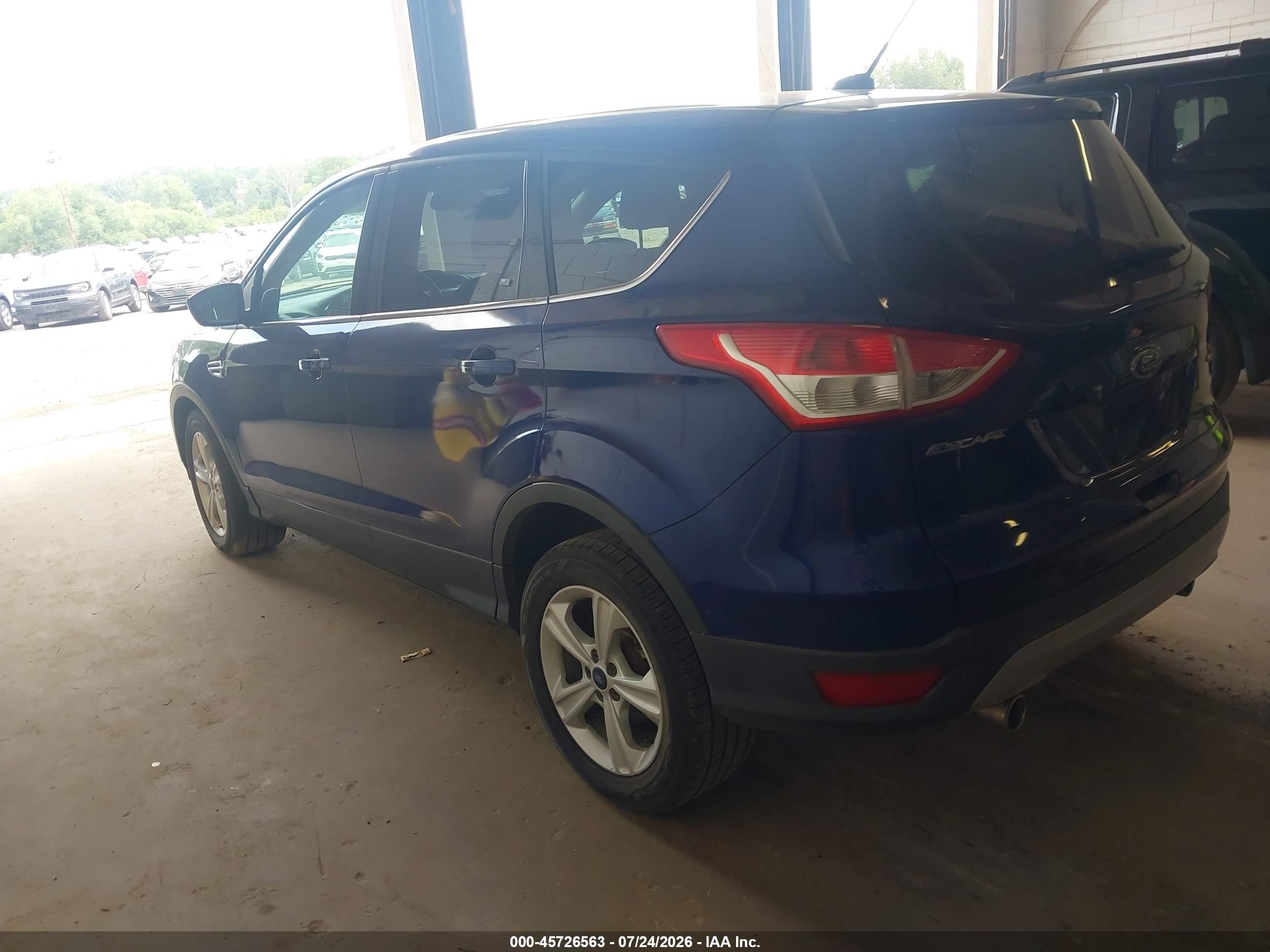 2013 Ford Escape Se Blue vin: 1FMCU9GX7DUB96702