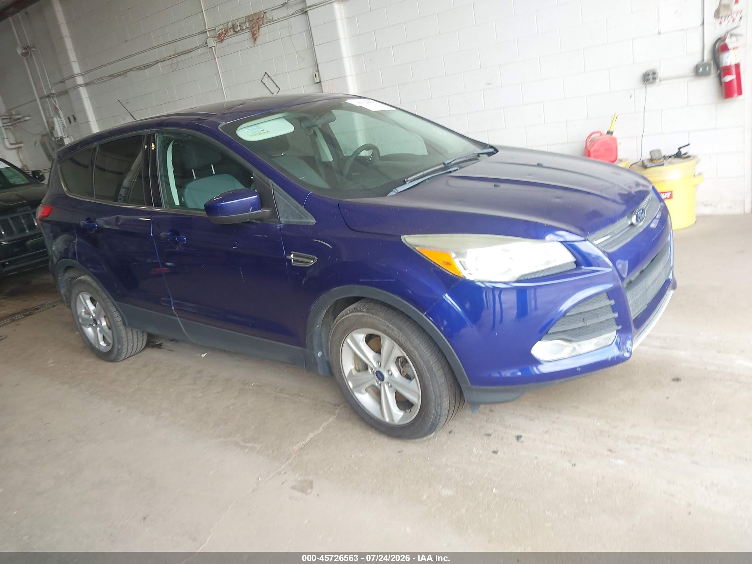 2013 Ford Escape Se Blue vin: 1FMCU9GX7DUB96702