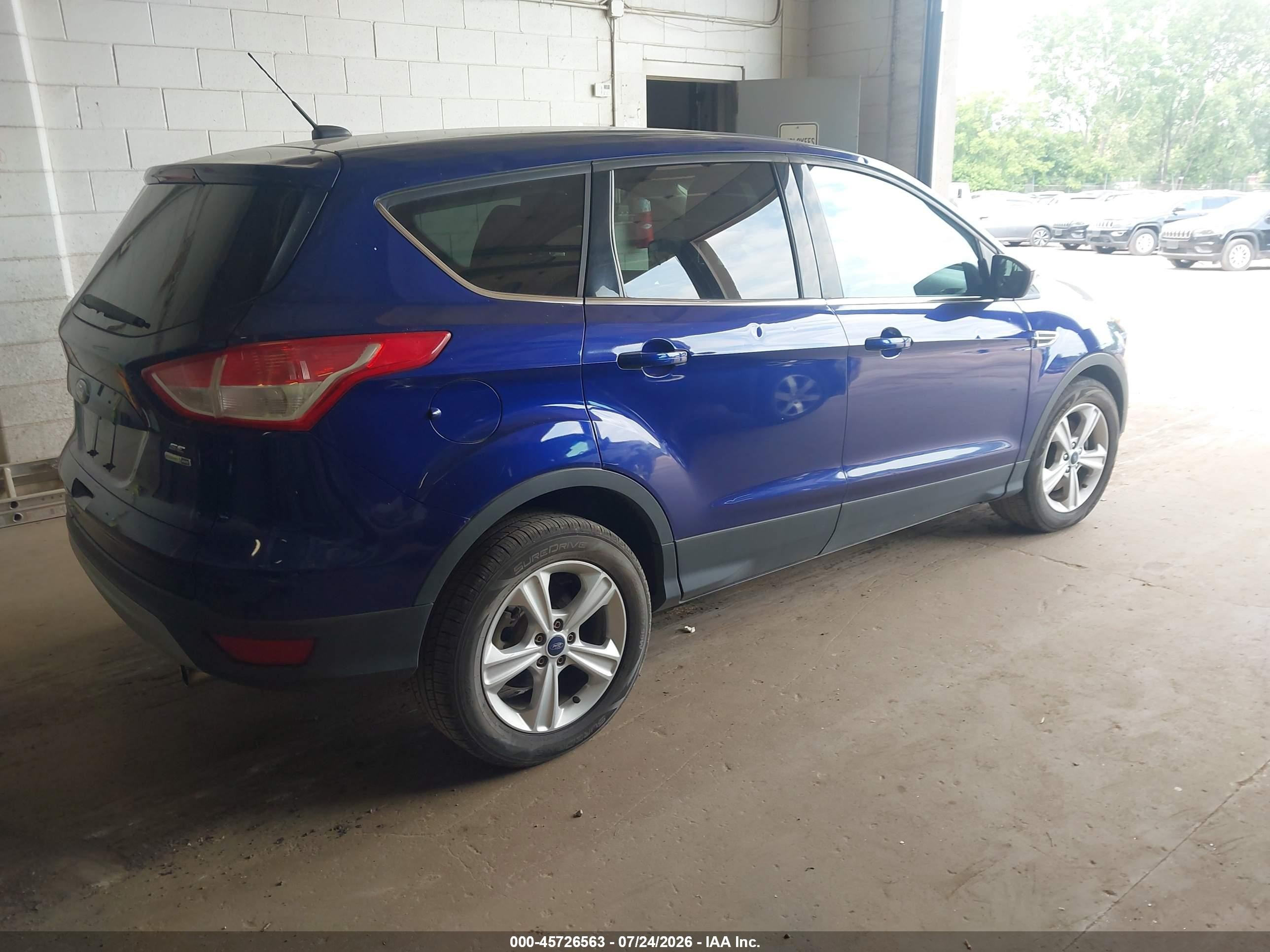 2013 Ford Escape Se Blue vin: 1FMCU9GX7DUB96702