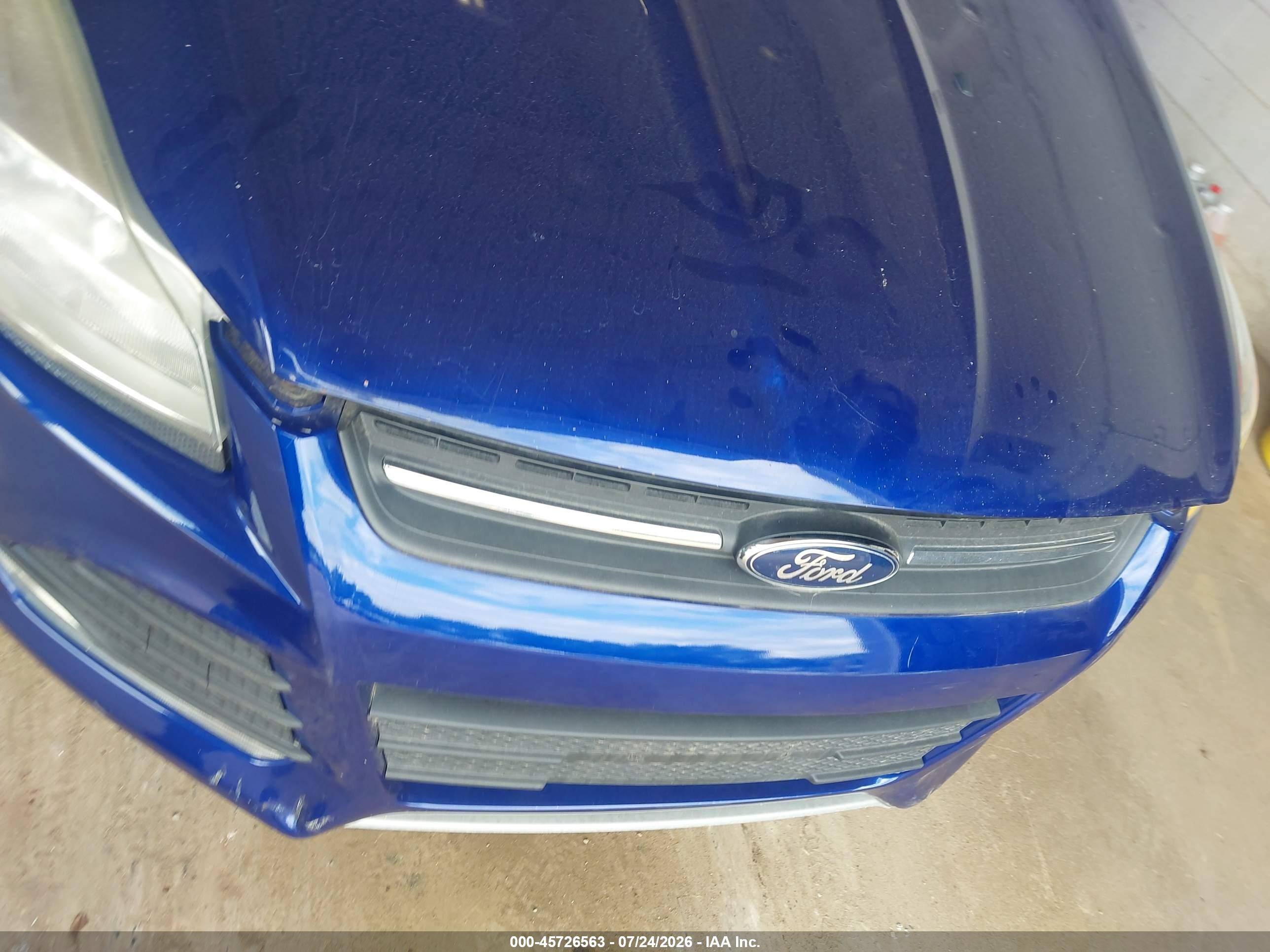 2013 Ford Escape Se Blue vin: 1FMCU9GX7DUB96702