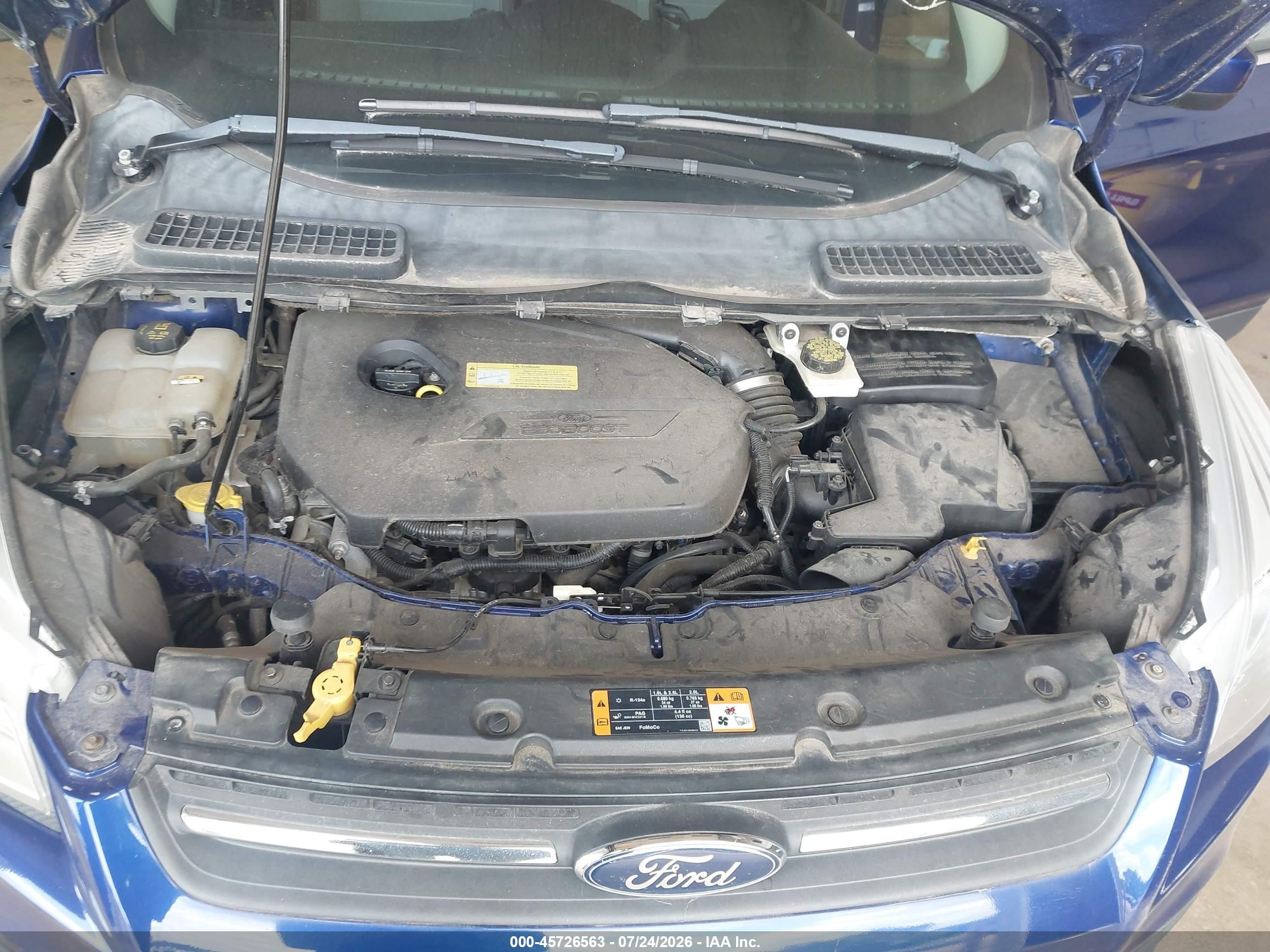 2013 Ford Escape Se Blue vin: 1FMCU9GX7DUB96702