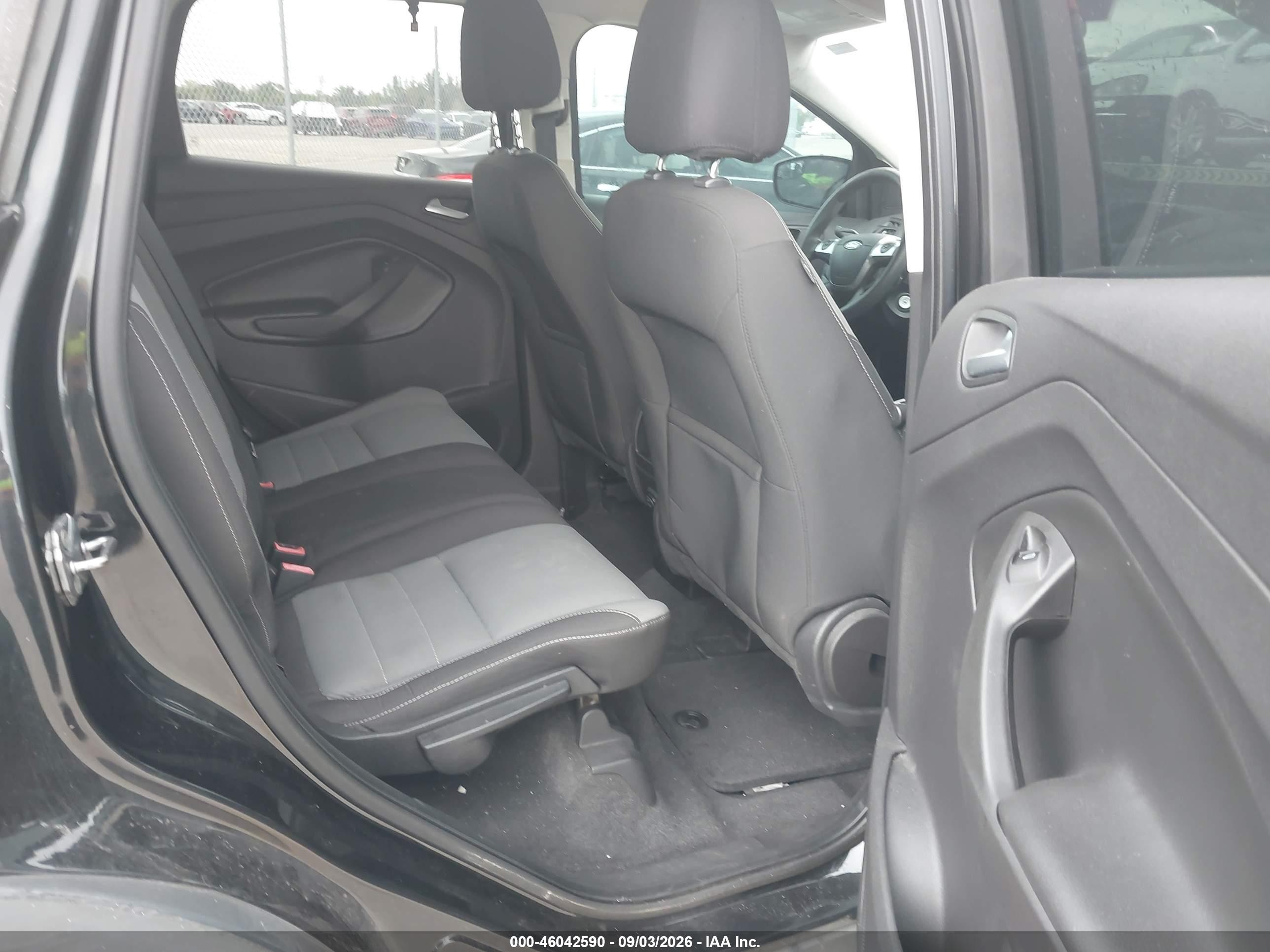 2013 Ford Escape Se Black vin: 1FMCU9GX7DUC33120