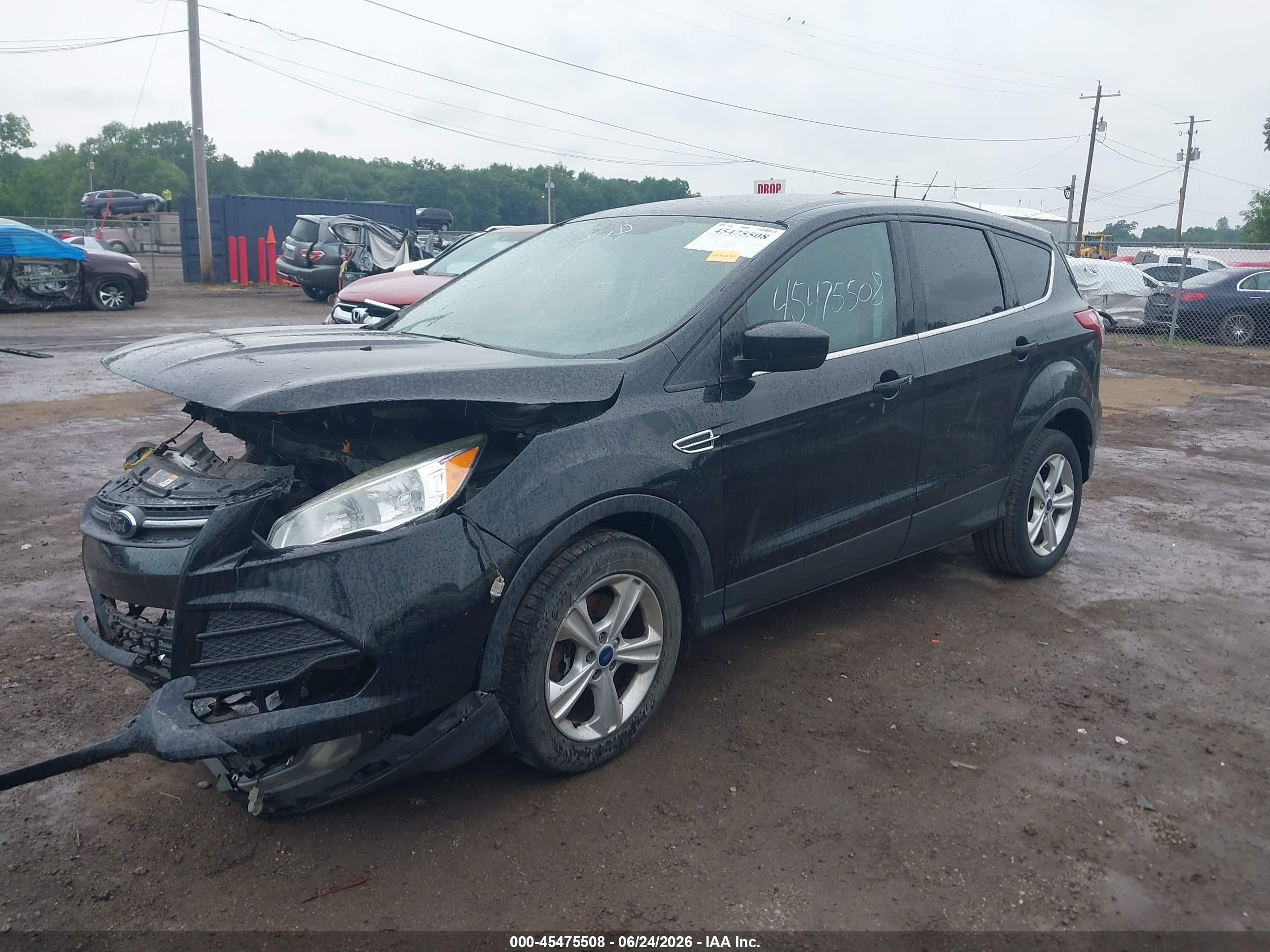 2013 Ford Escape Se Черный vin: 1FMCU9GX7DUD18779