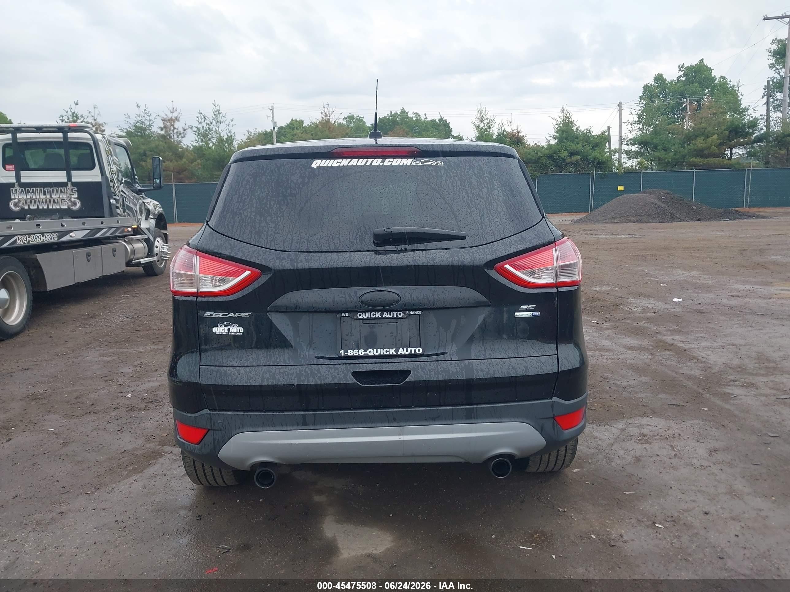2013 Ford Escape Se Черный vin: 1FMCU9GX7DUD18779