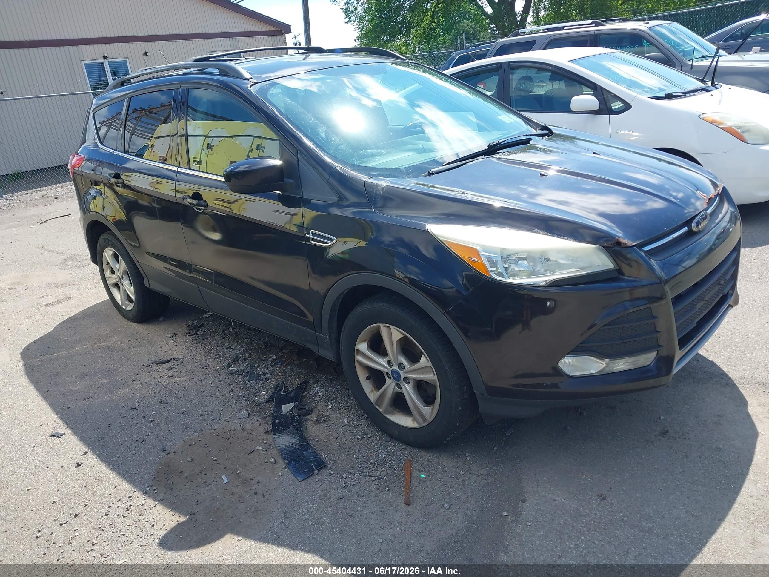 2013 Ford Escape Se Black vin: 1FMCU9GX7DUD47554