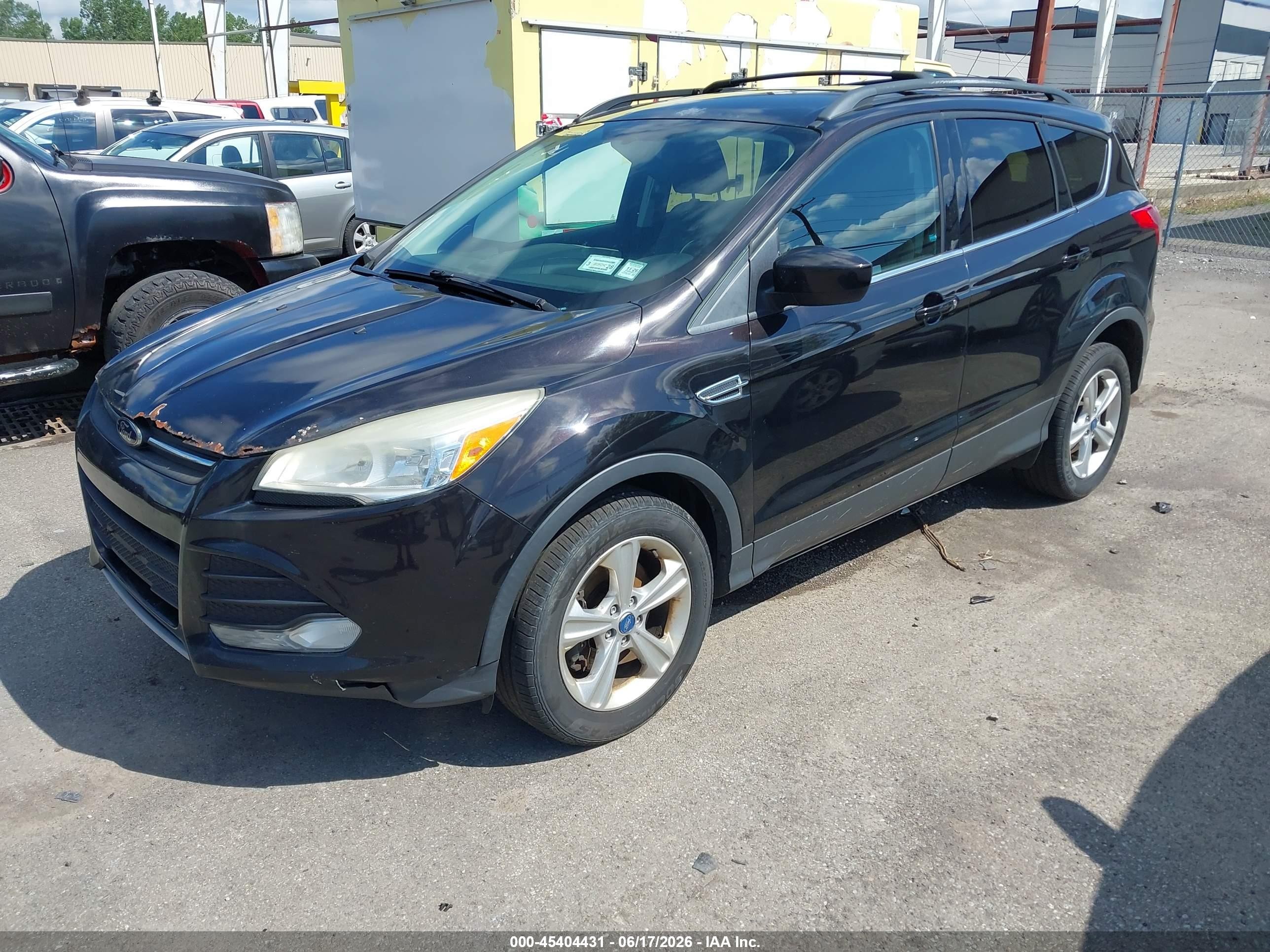 2013 Ford Escape Se Black vin: 1FMCU9GX7DUD47554