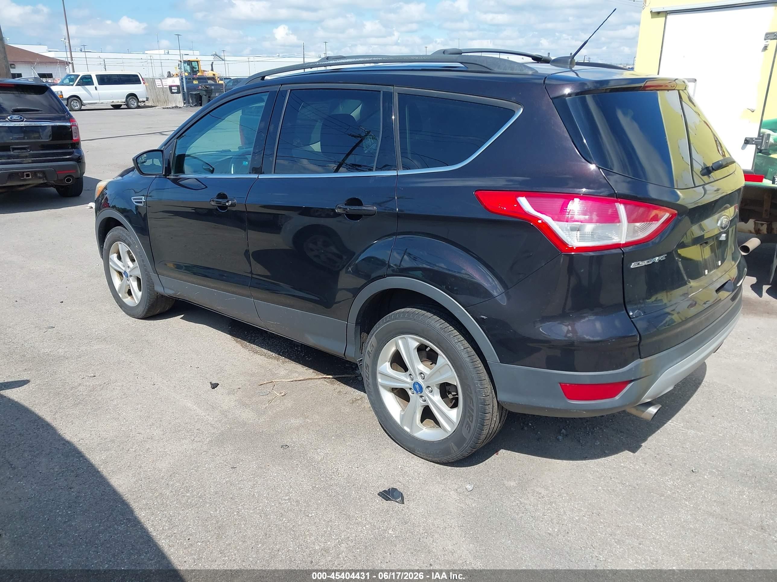 2013 Ford Escape Se Black vin: 1FMCU9GX7DUD47554