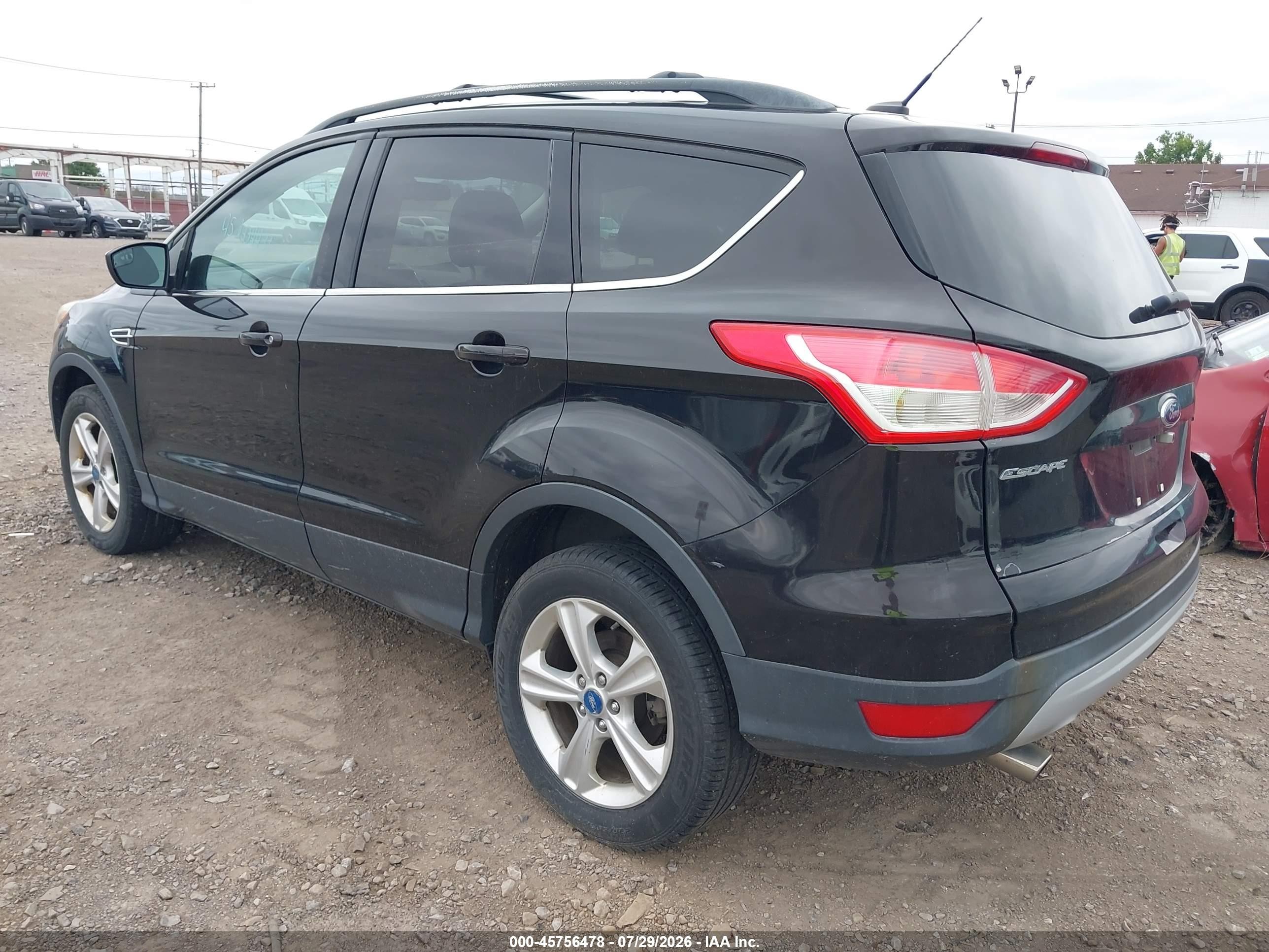 2013 Ford Escape Se Black vin: 1FMCU9GX7DUD47554