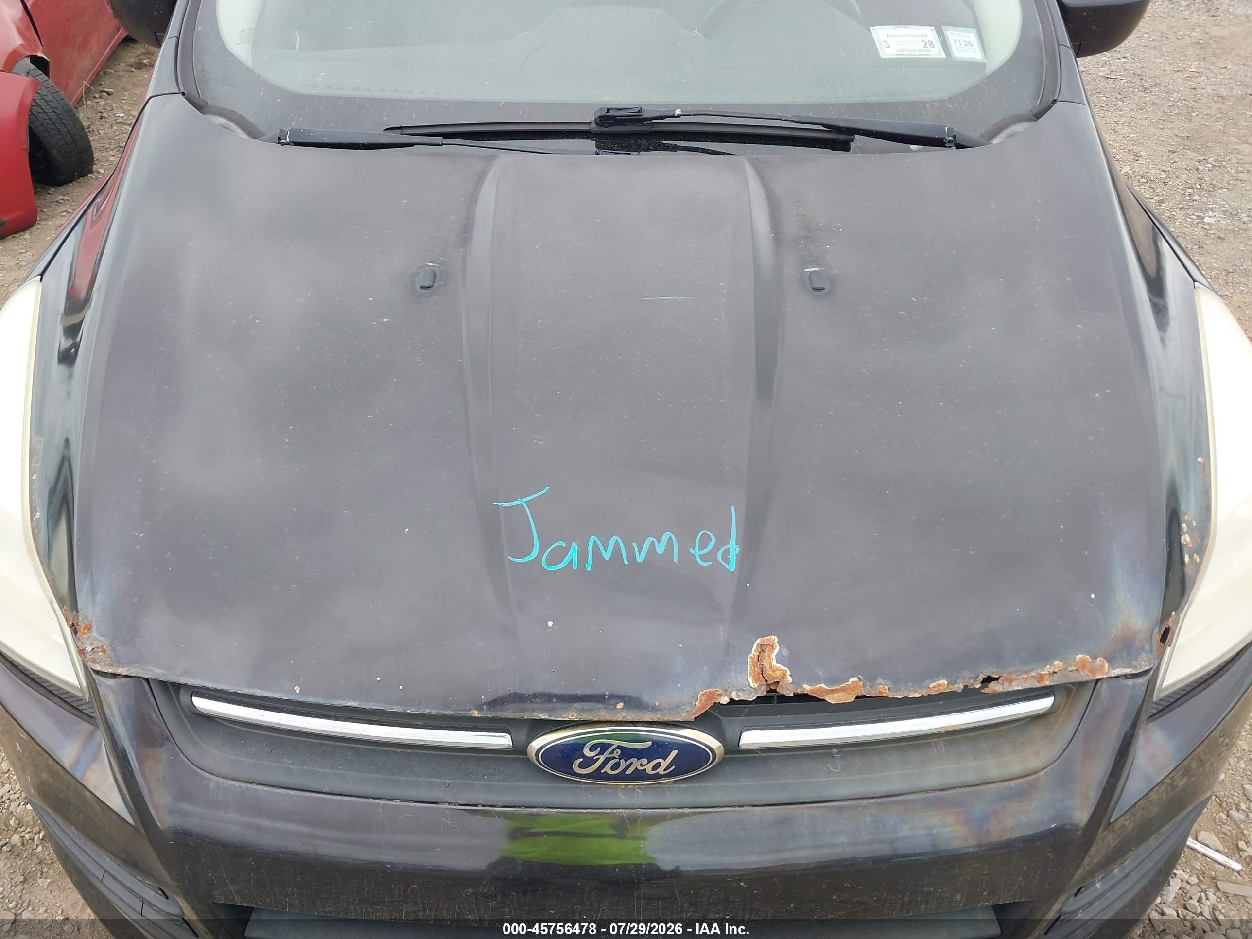 2013 Ford Escape Se Black vin: 1FMCU9GX7DUD47554