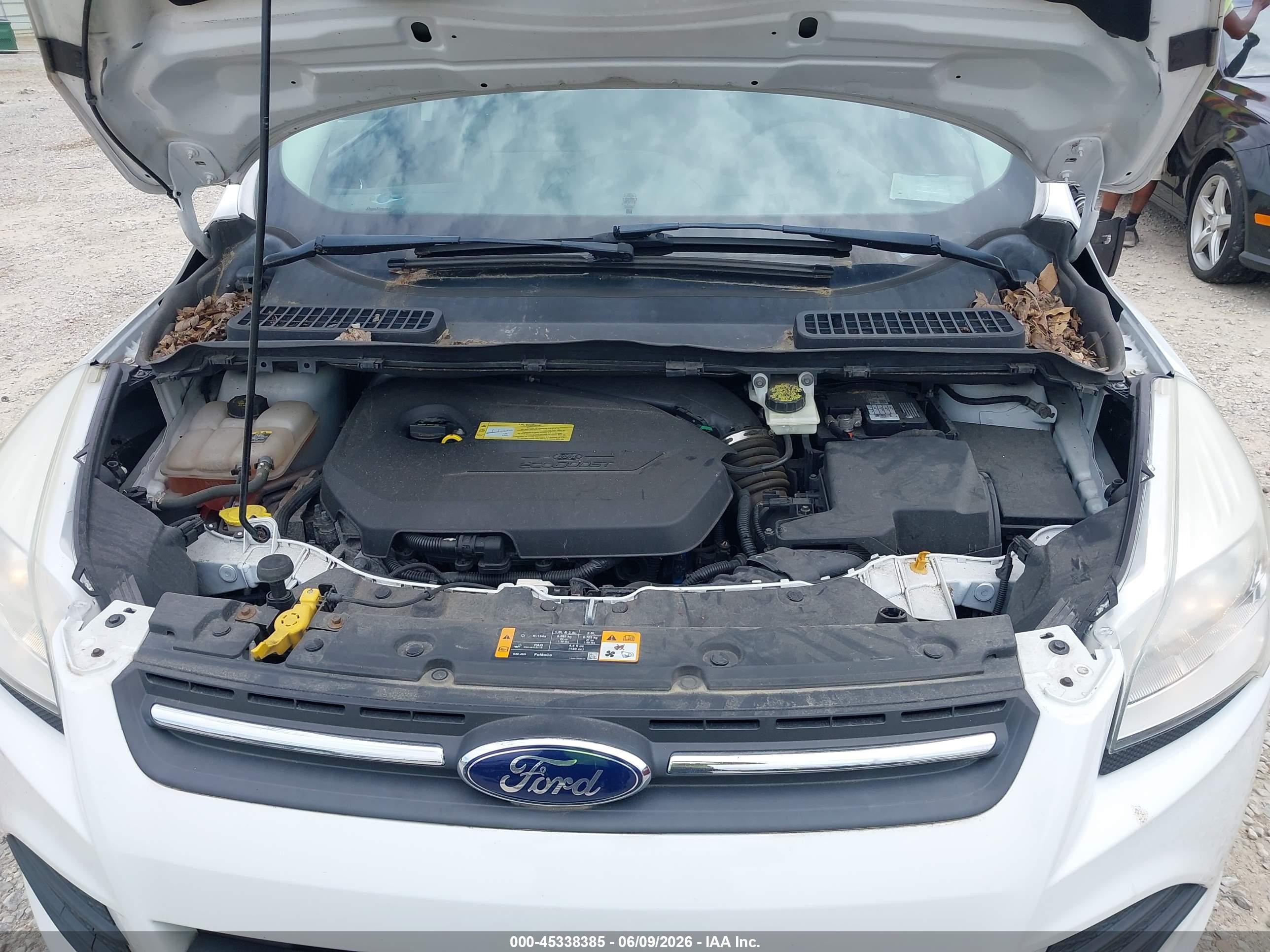 2013 Ford Escape Se White vin: 1FMCU9GX7DUD80795