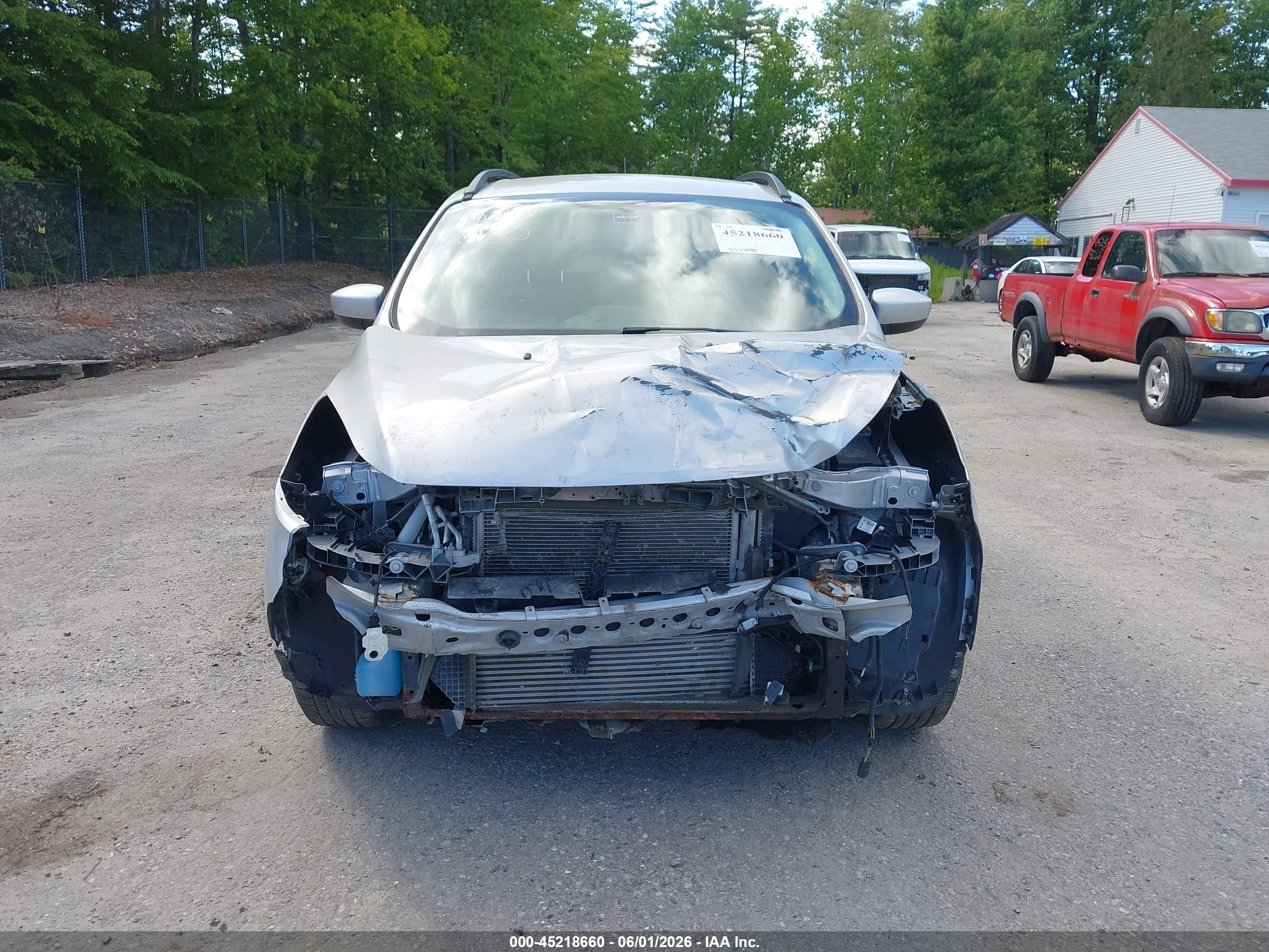 2014 Ford Escape Se Silver vin: 1FMCU9GX7EUA09721