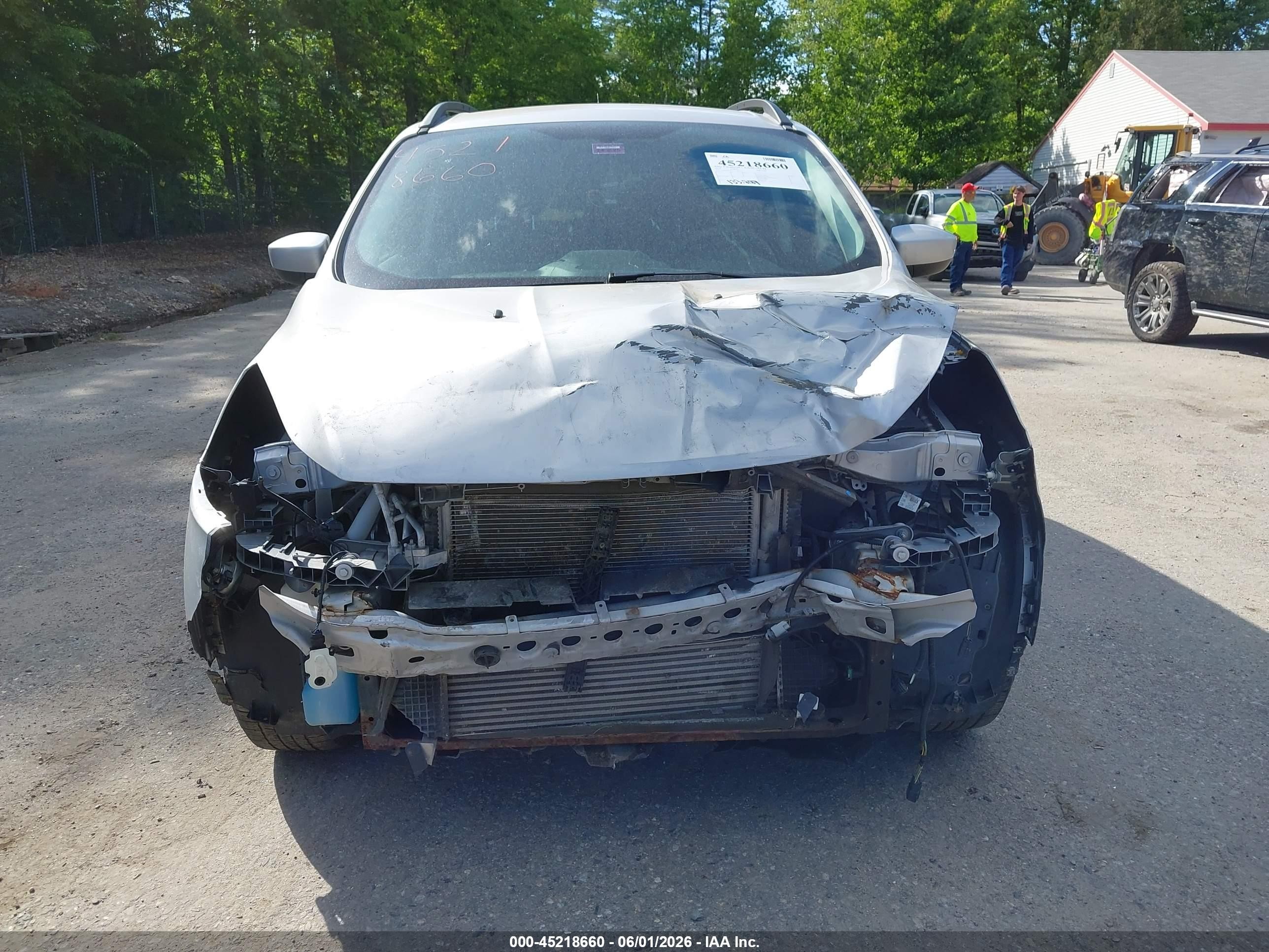 2014 Ford Escape Se Silver vin: 1FMCU9GX7EUA09721