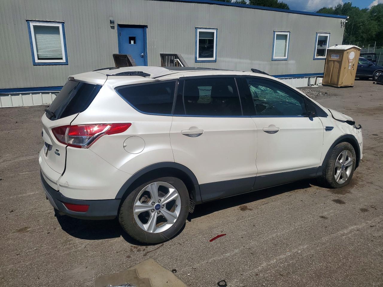 2014 Ford Escape Se Белый vin: 1FMCU9GX7EUA43951