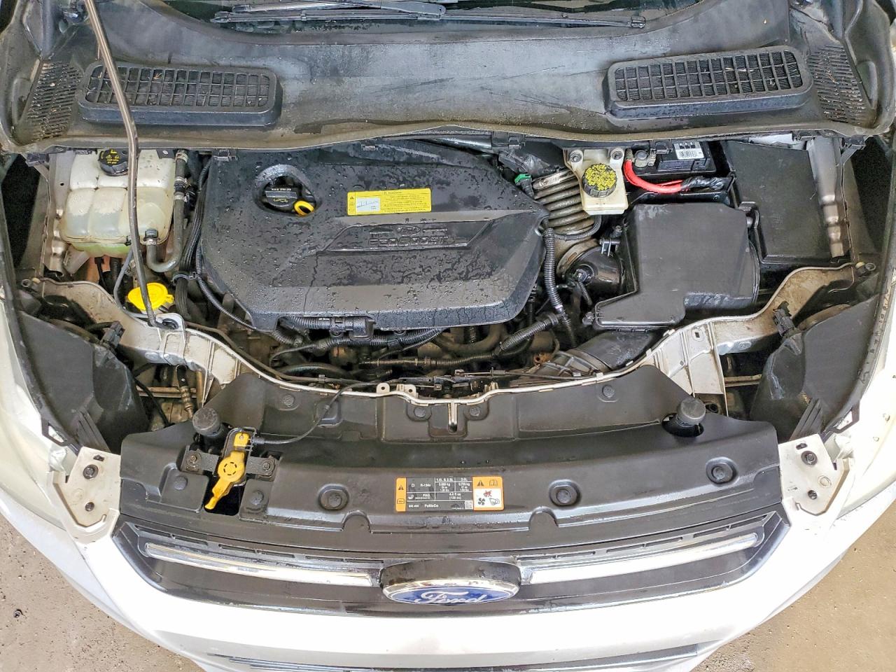 2014 Ford Escape Se Silver vin: 1FMCU9GX7EUA49362
