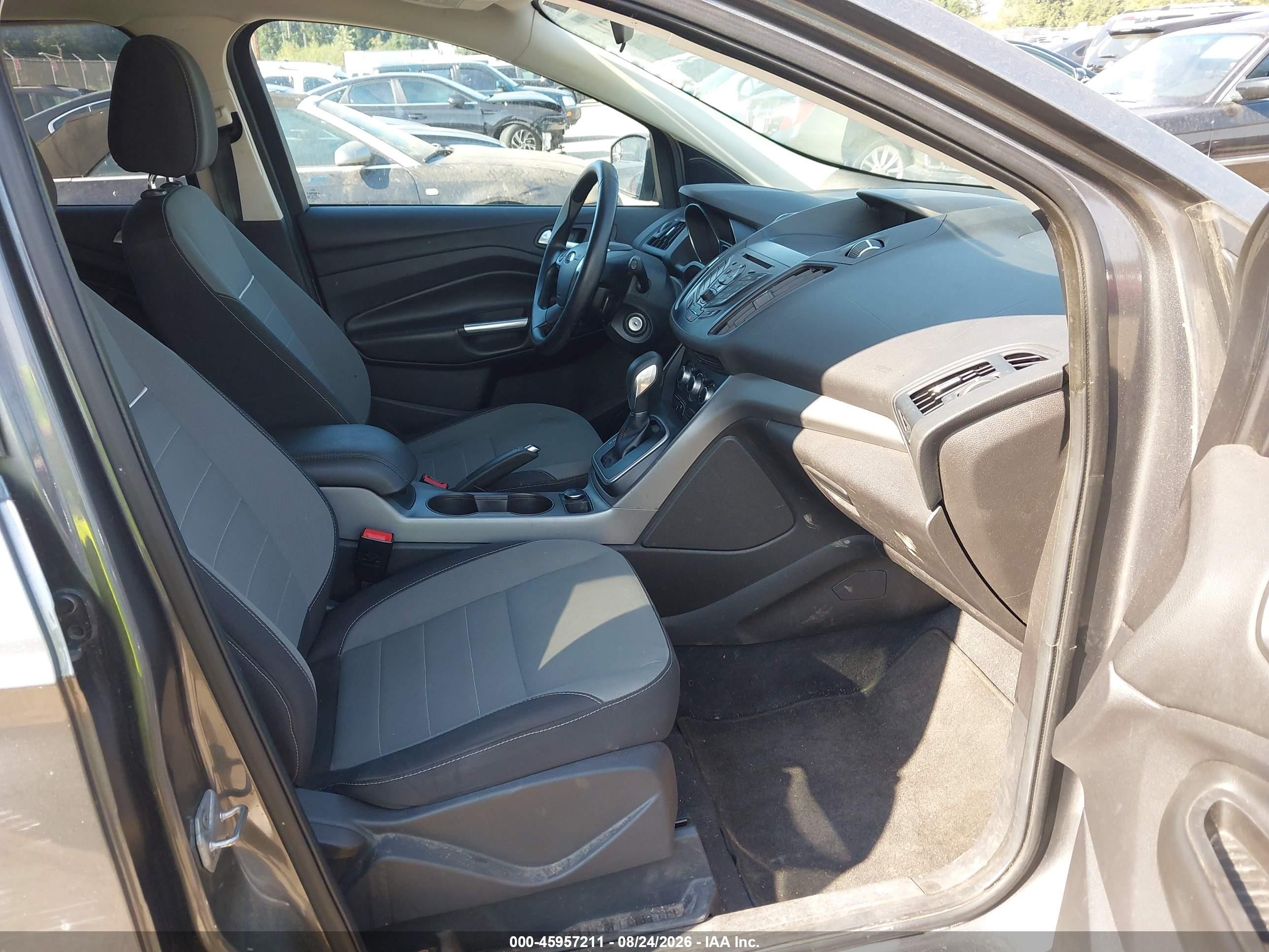 2014 Ford Escape Se Gray vin: 1FMCU9GX7EUA86590