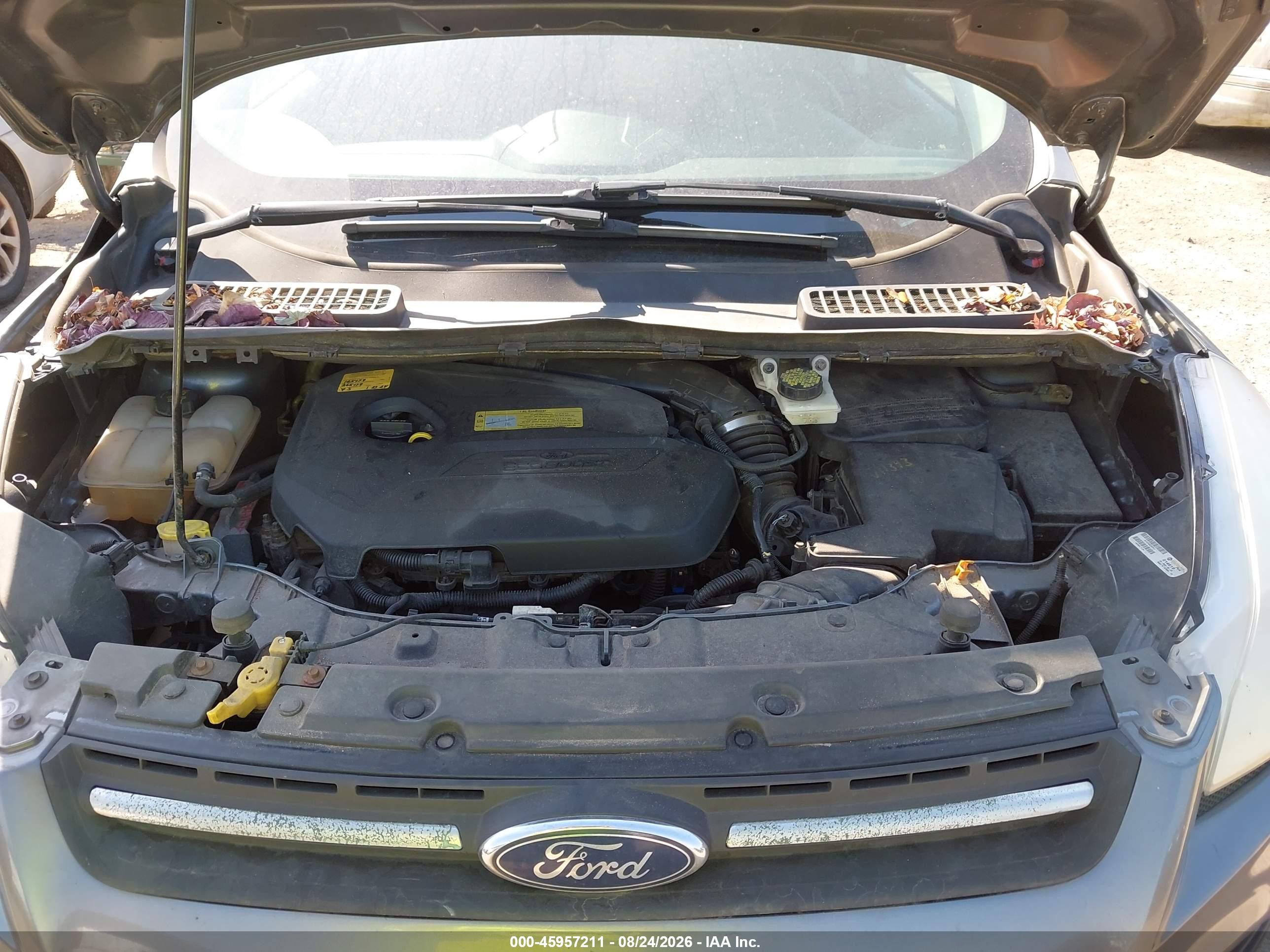 2014 Ford Escape Se Gray vin: 1FMCU9GX7EUA86590