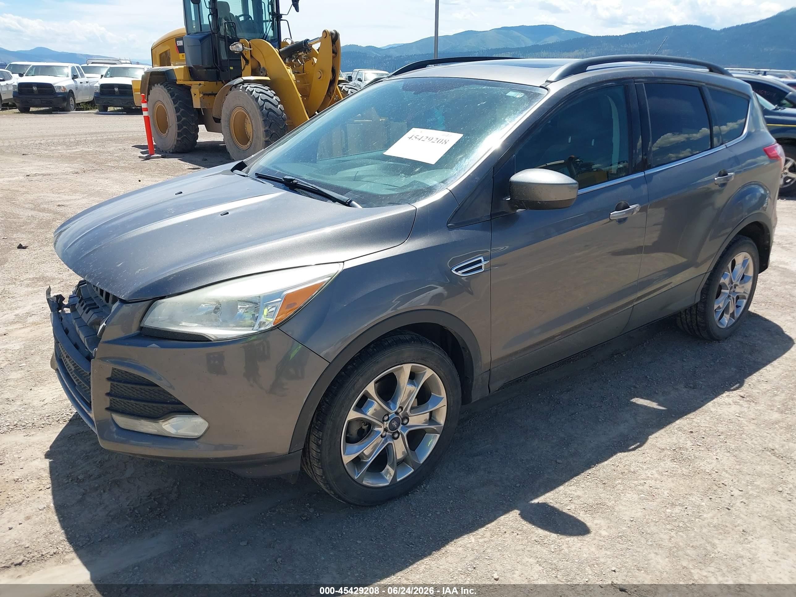 2014 Ford Escape Se Gray vin: 1FMCU9GX7EUA94012