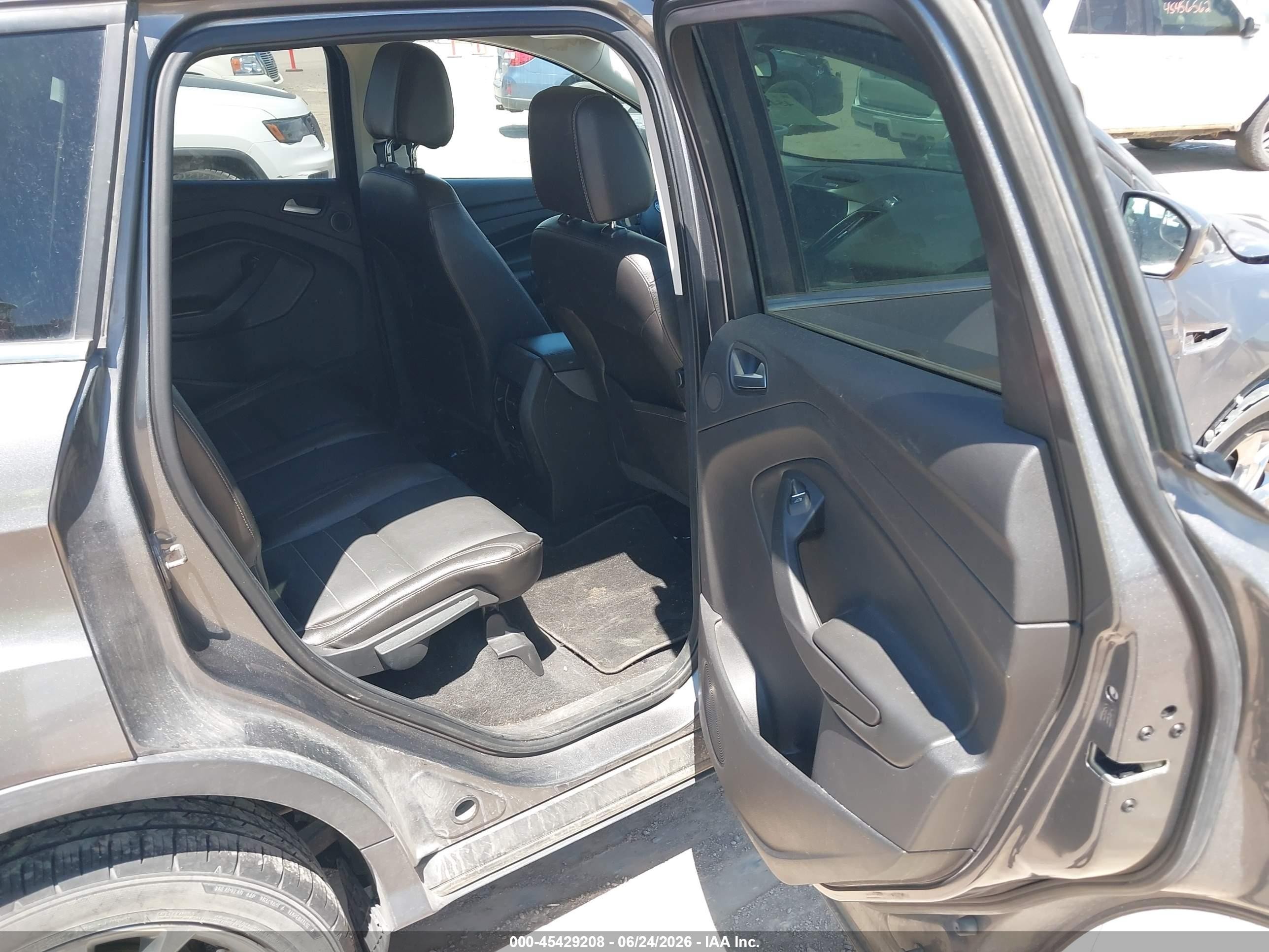 2014 Ford Escape Se Gray vin: 1FMCU9GX7EUA94012