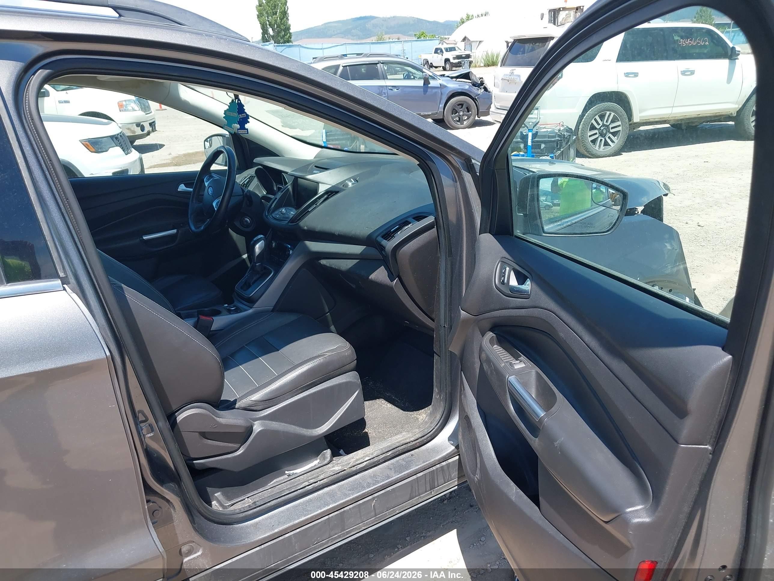 2014 Ford Escape Se Gray vin: 1FMCU9GX7EUA94012