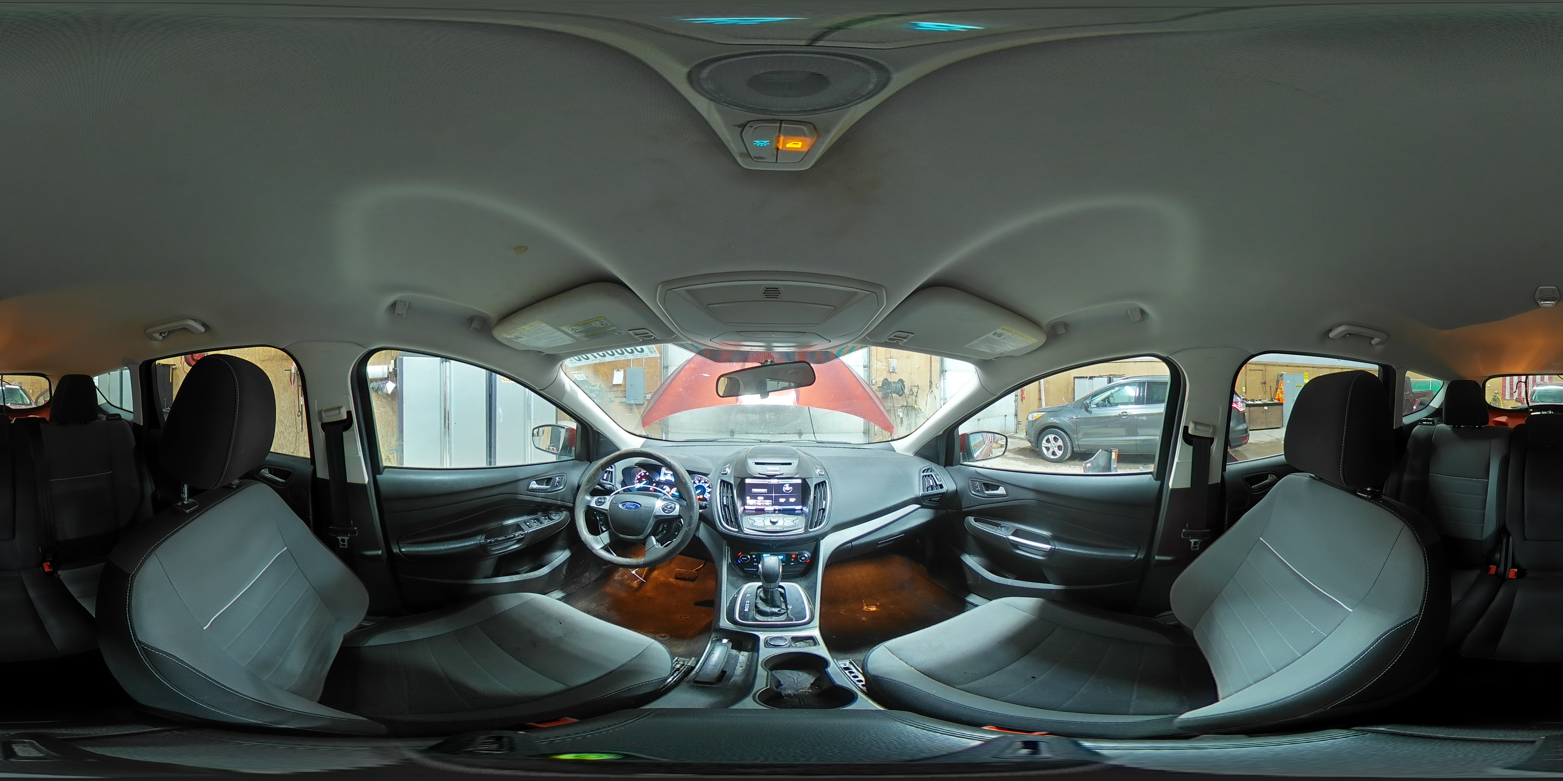 2014 Ford Escape Se Orange vin: 1FMCU9GX7EUA98397