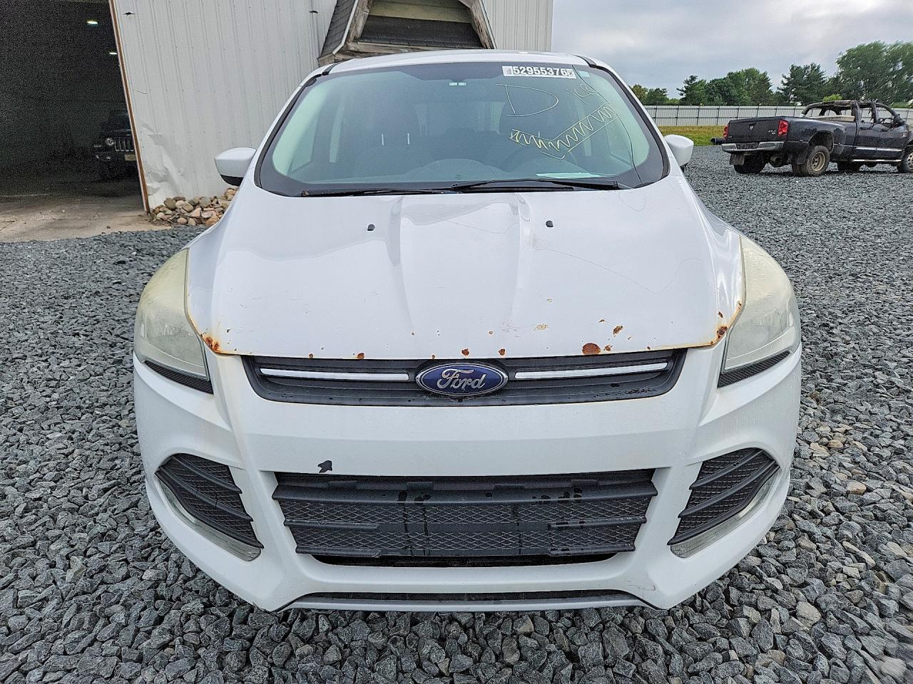 2014 Ford Escape Se White vin: 1FMCU9GX7EUB16963