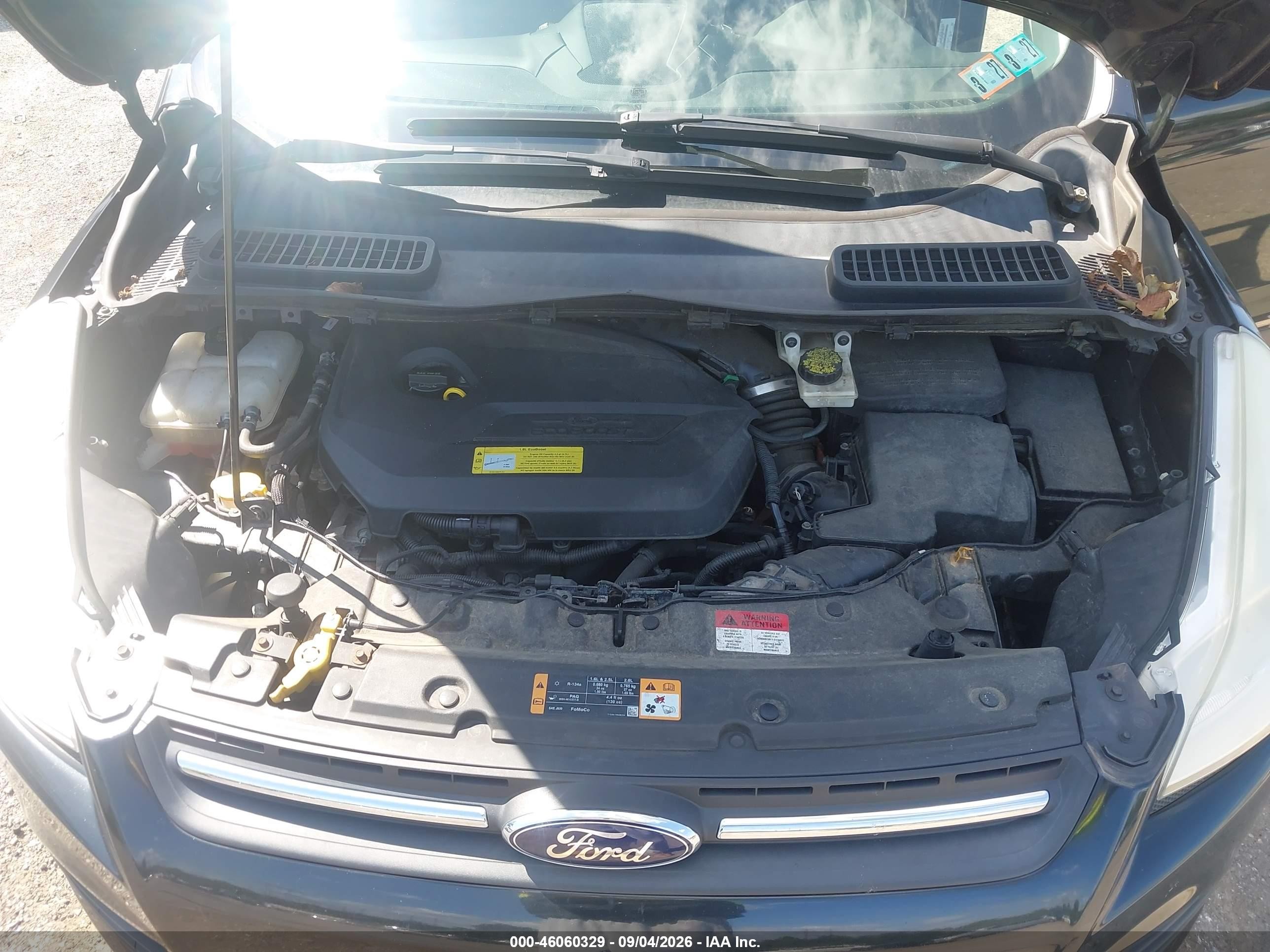 2014 Ford Escape Se Black vin: 1FMCU9GX7EUB20057