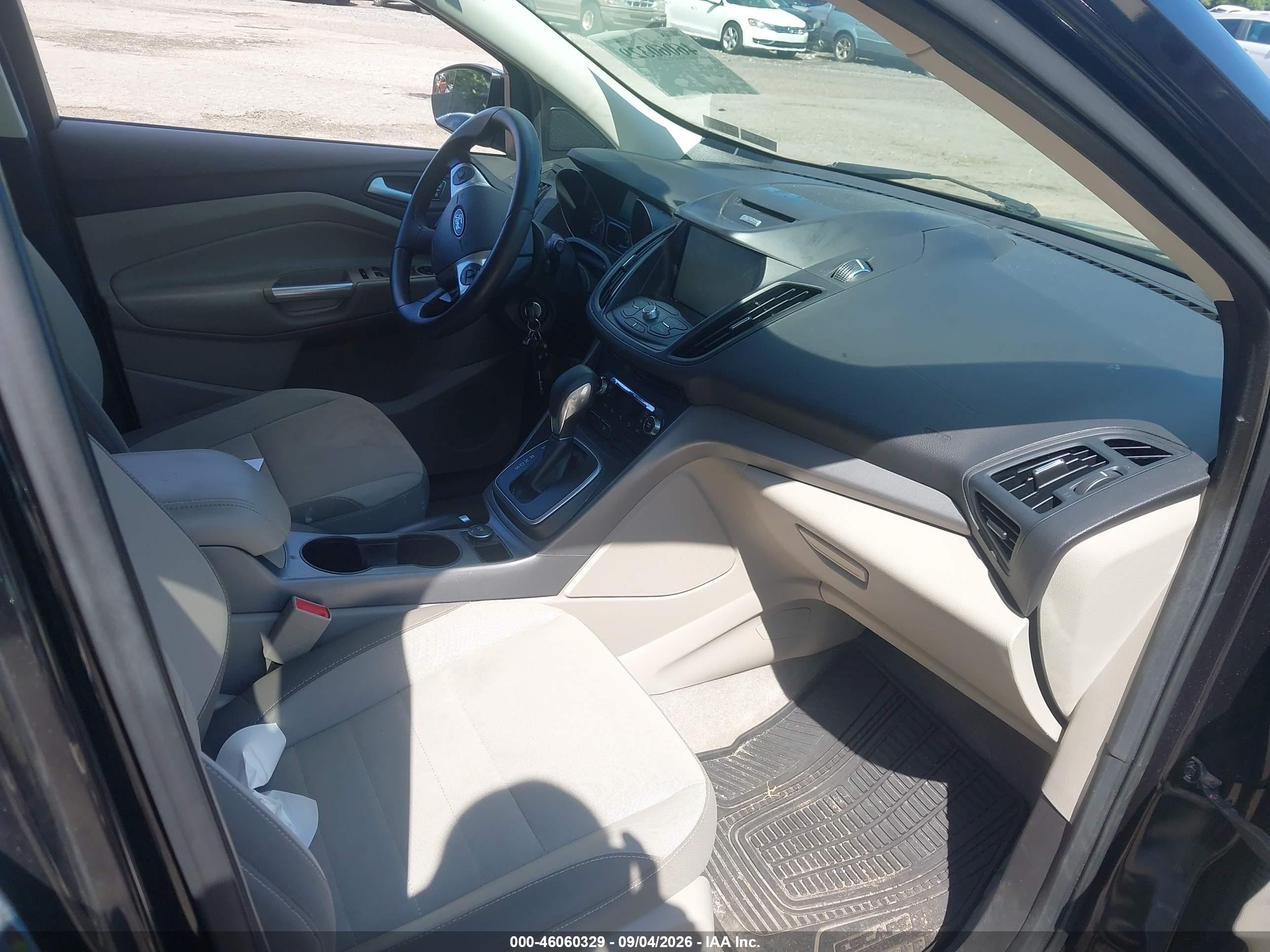 2014 Ford Escape Se Black vin: 1FMCU9GX7EUB20057