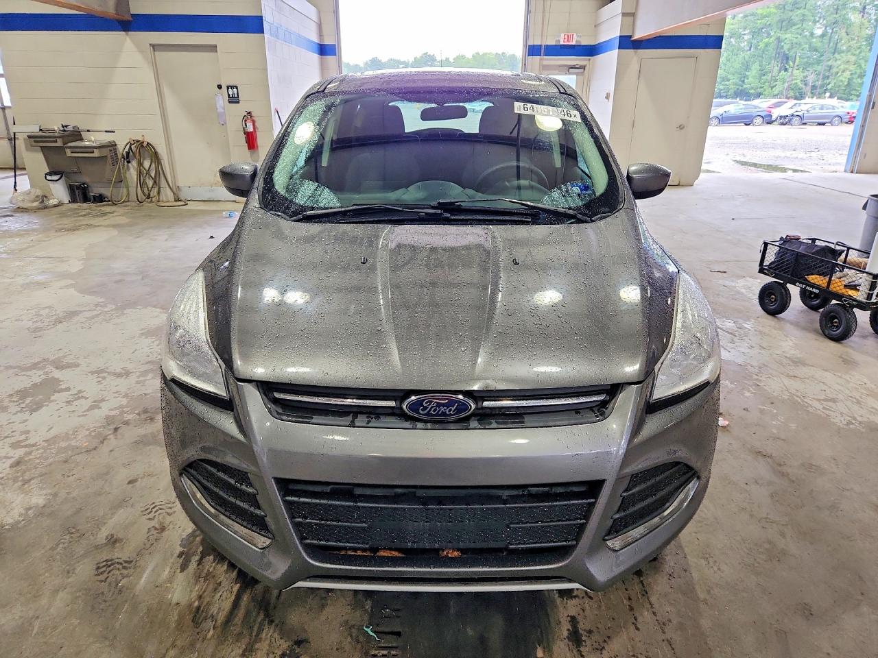 2014 Ford Escape Se Gray vin: 1FMCU9GX7EUB23671