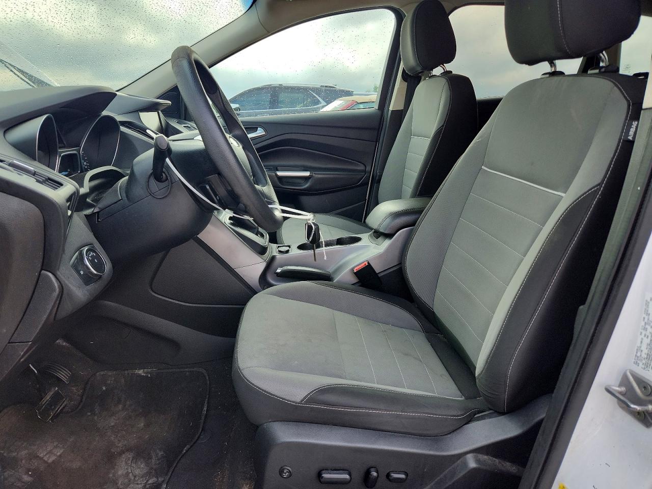 2014 Ford Escape Se White vin: 1FMCU9GX7EUB60817
