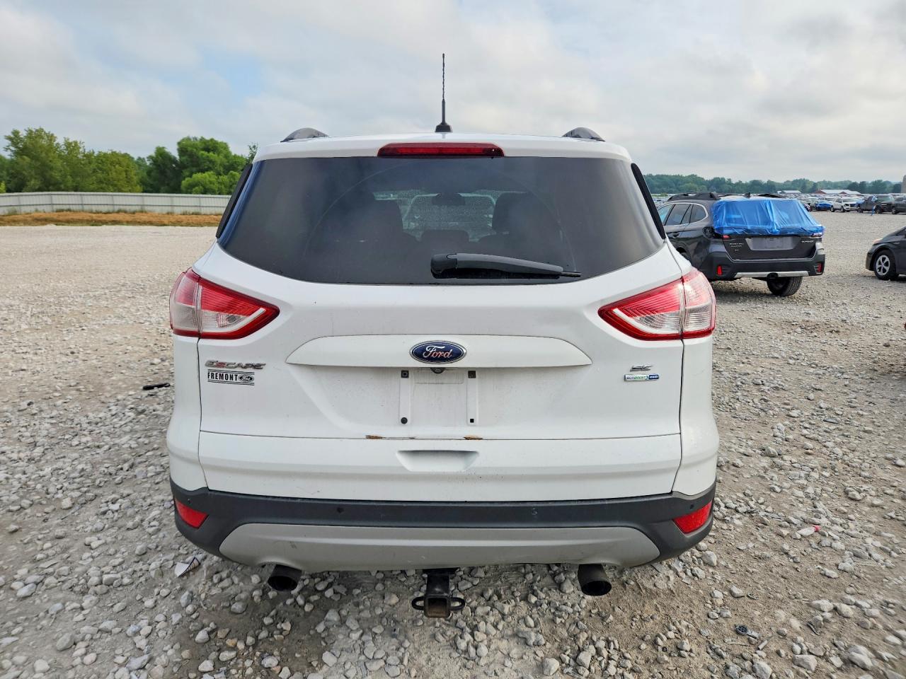 2014 Ford Escape Se White vin: 1FMCU9GX7EUB60817