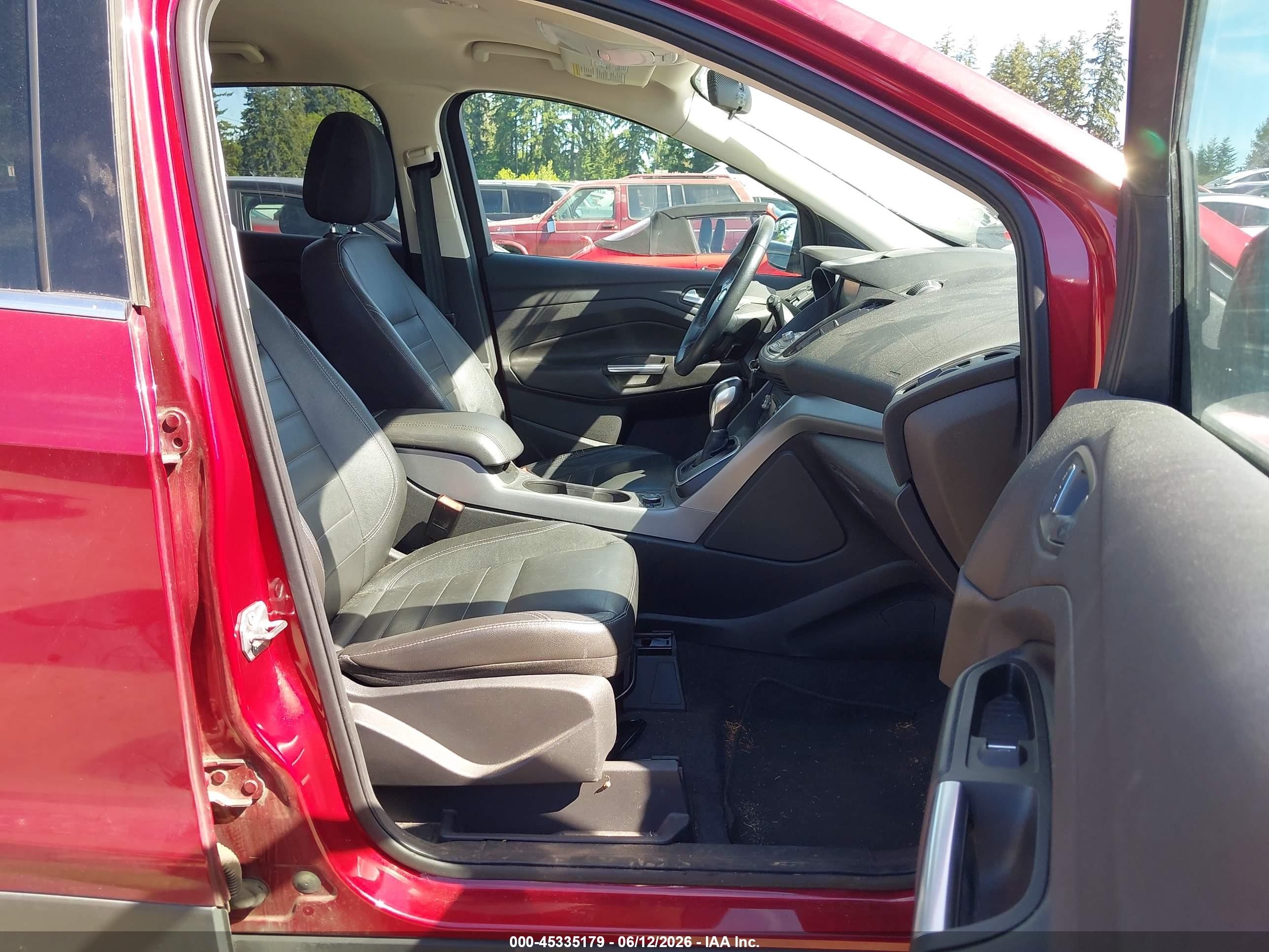 2014 Ford Escape Se Red vin: 1FMCU9GX7EUB84986