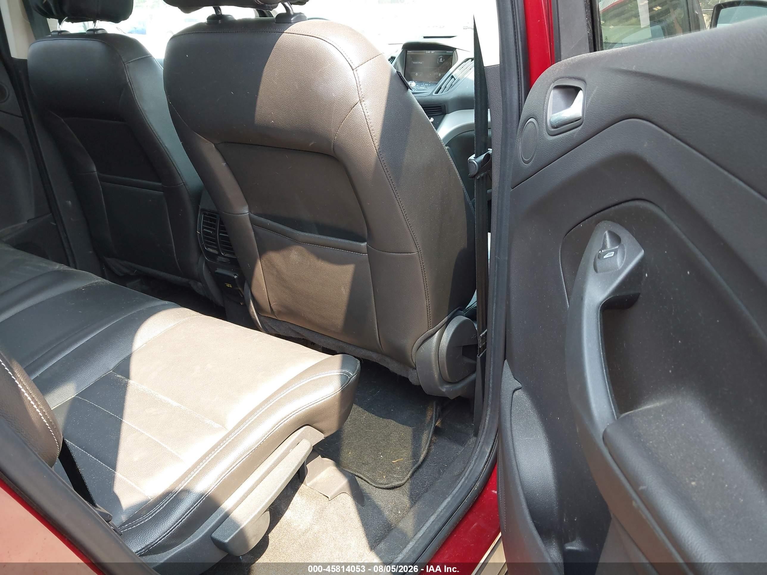 2014 Ford Escape Se Red vin: 1FMCU9GX7EUB84986