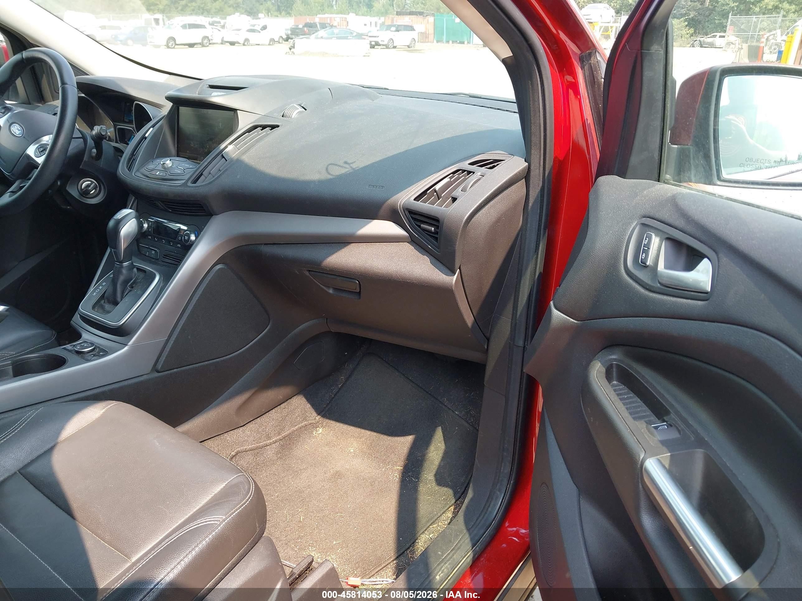 2014 Ford Escape Se Red vin: 1FMCU9GX7EUB84986