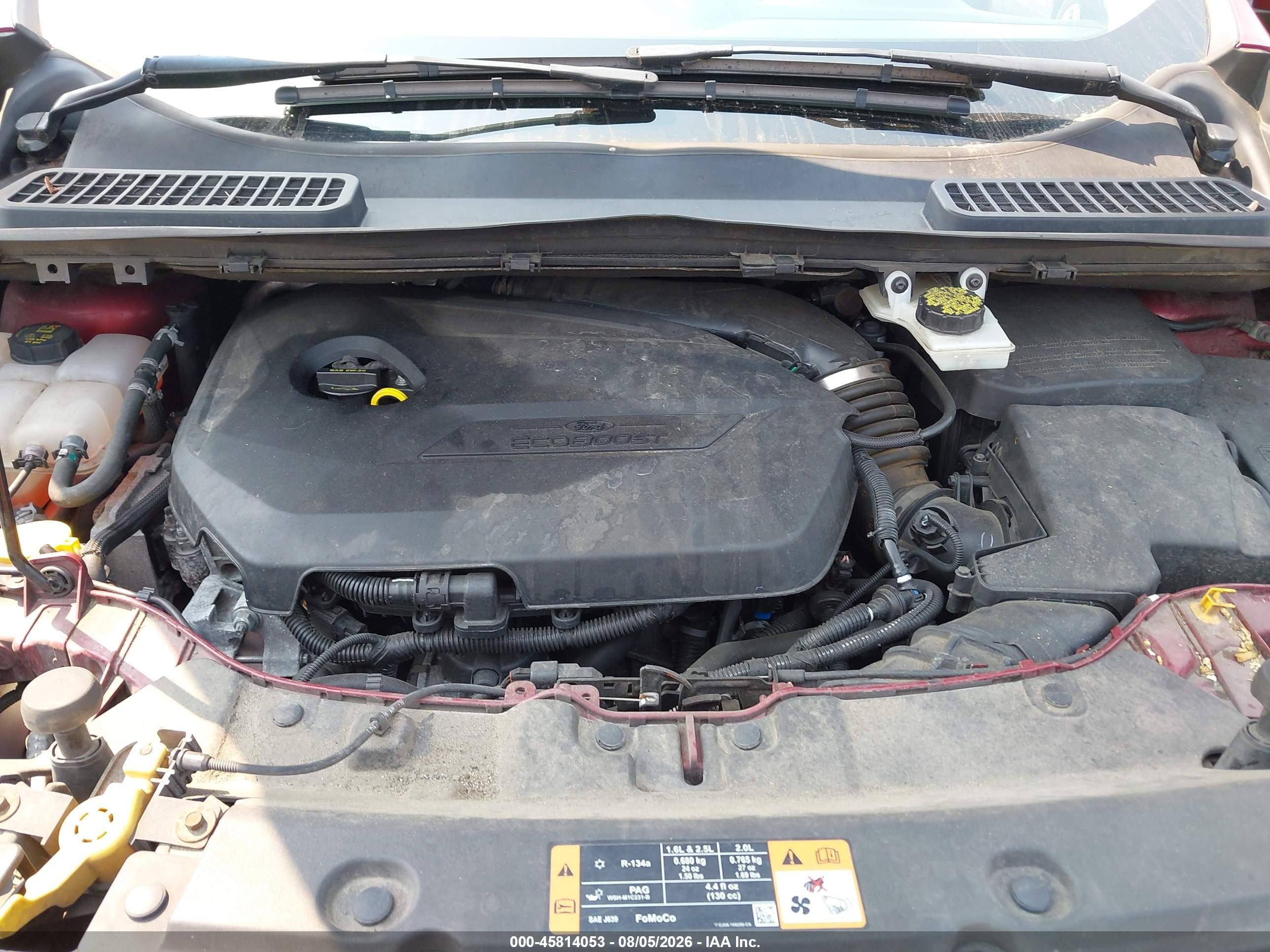 2014 Ford Escape Se Red vin: 1FMCU9GX7EUB84986
