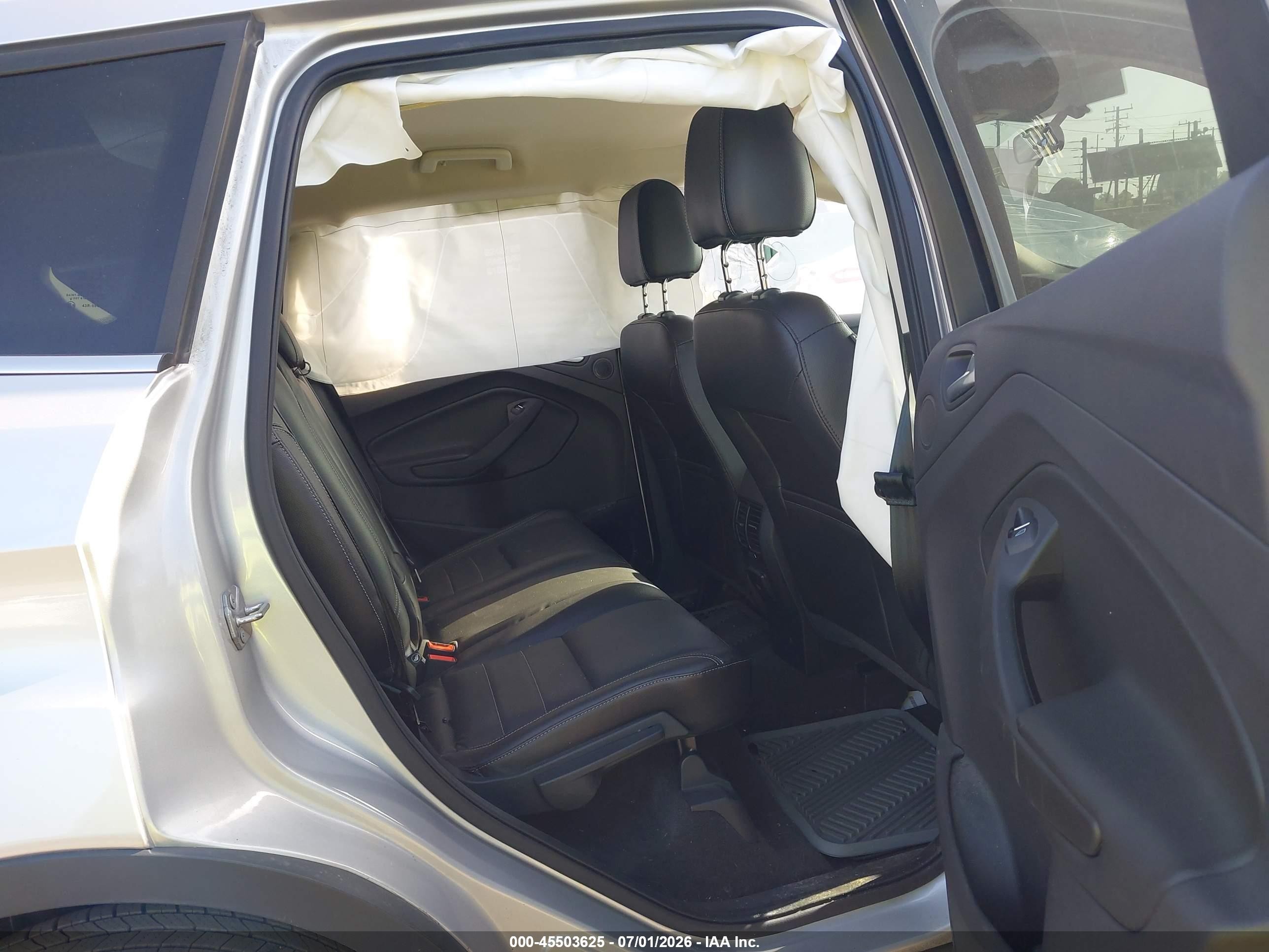 2014 Ford Escape Se Silver vin: 1FMCU9GX7EUC06825