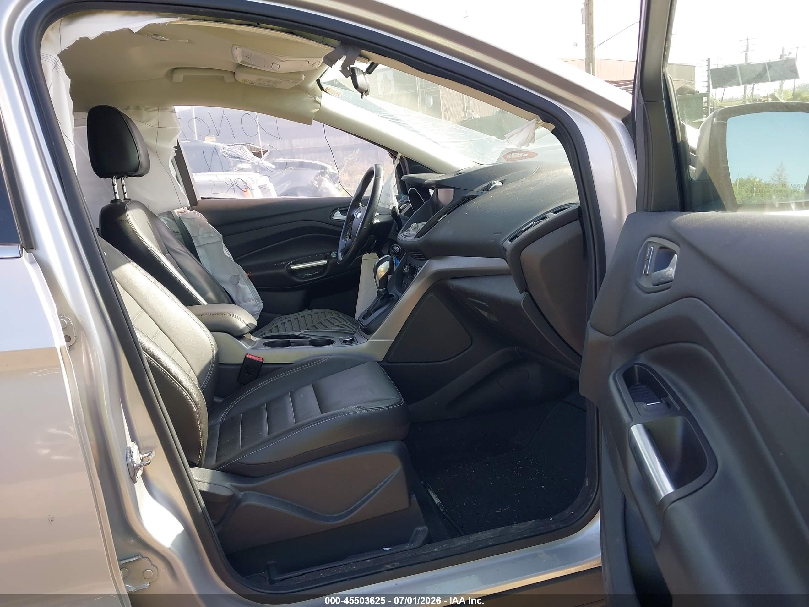 2014 Ford Escape Se Silver vin: 1FMCU9GX7EUC06825