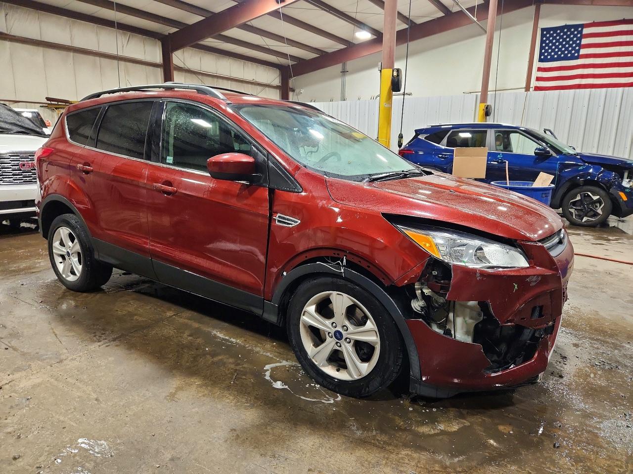 2014 Ford Escape Se Red vin: 1FMCU9GX7EUC15010