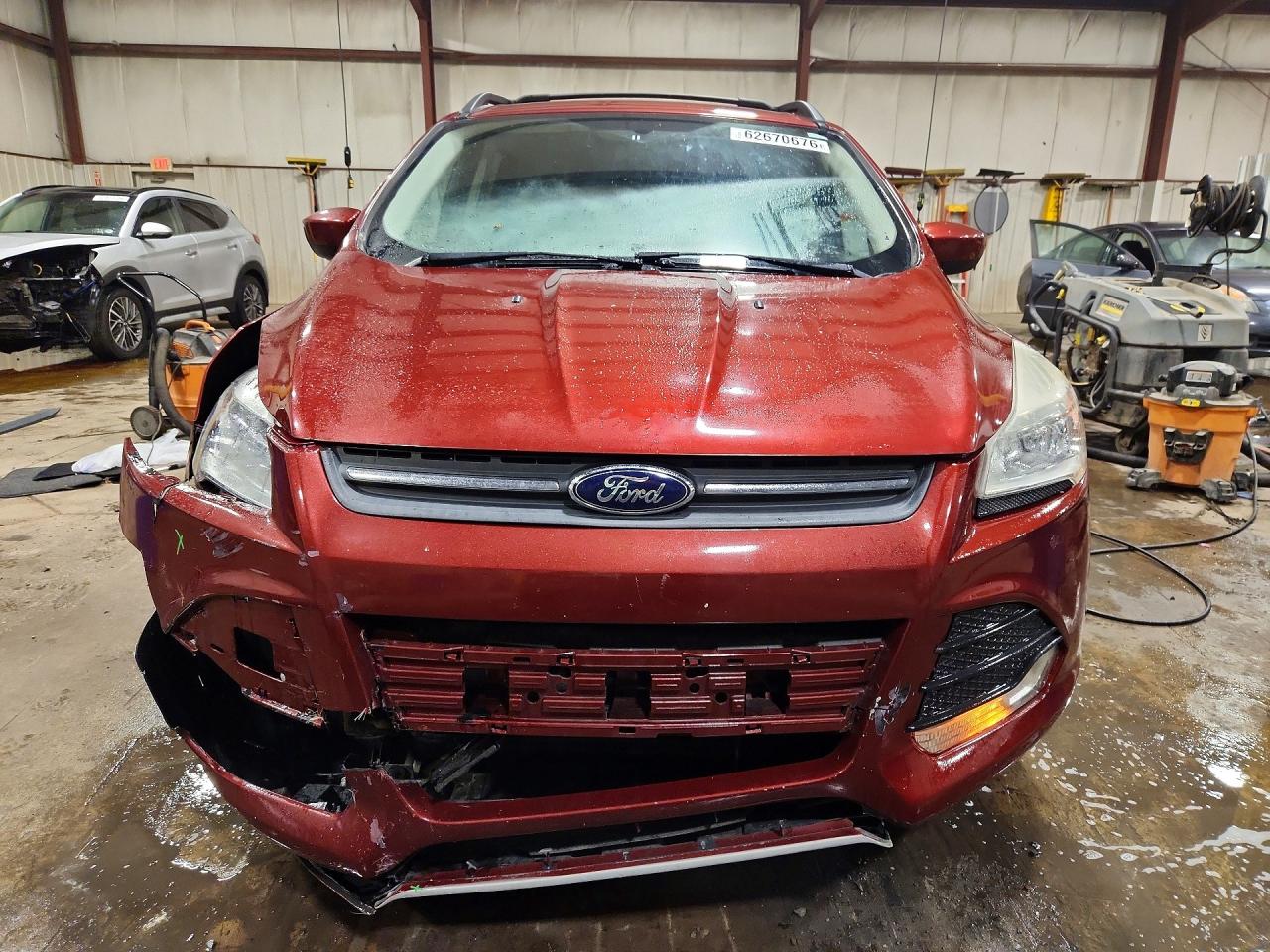 2014 Ford Escape Se Red vin: 1FMCU9GX7EUC15010