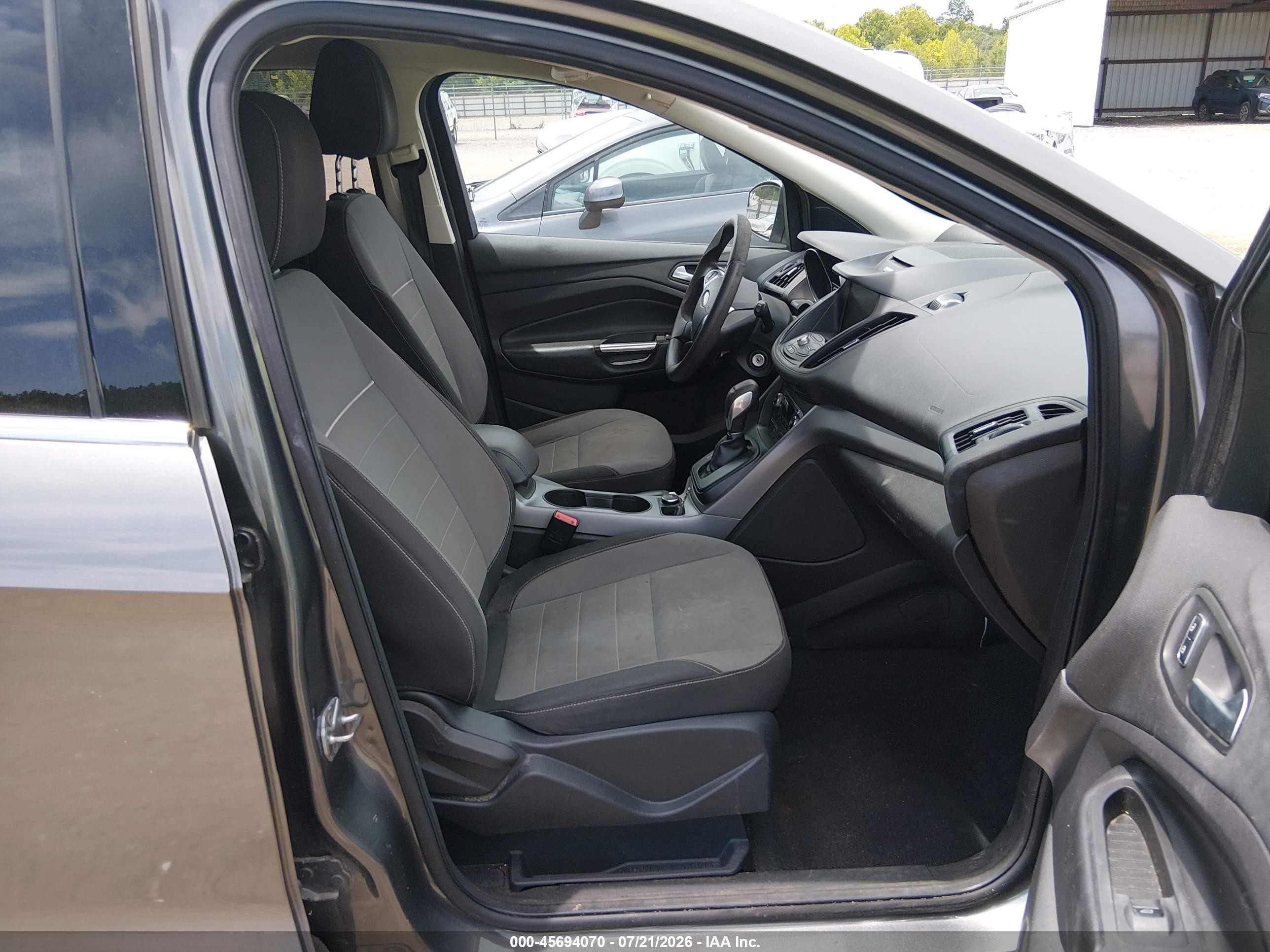 2014 Ford Escape Se Gray vin: 1FMCU9GX7EUC15850