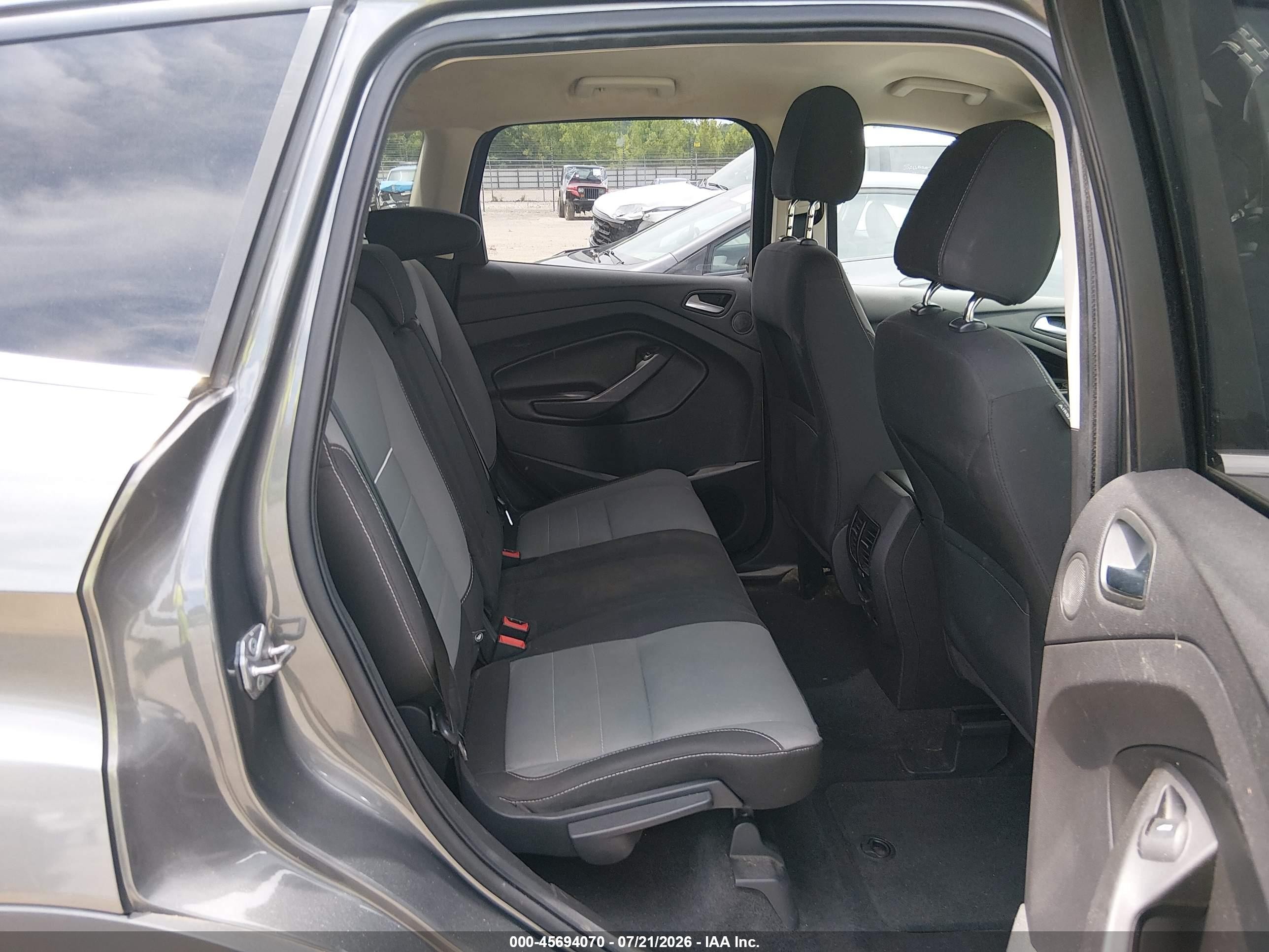 2014 Ford Escape Se Gray vin: 1FMCU9GX7EUC15850