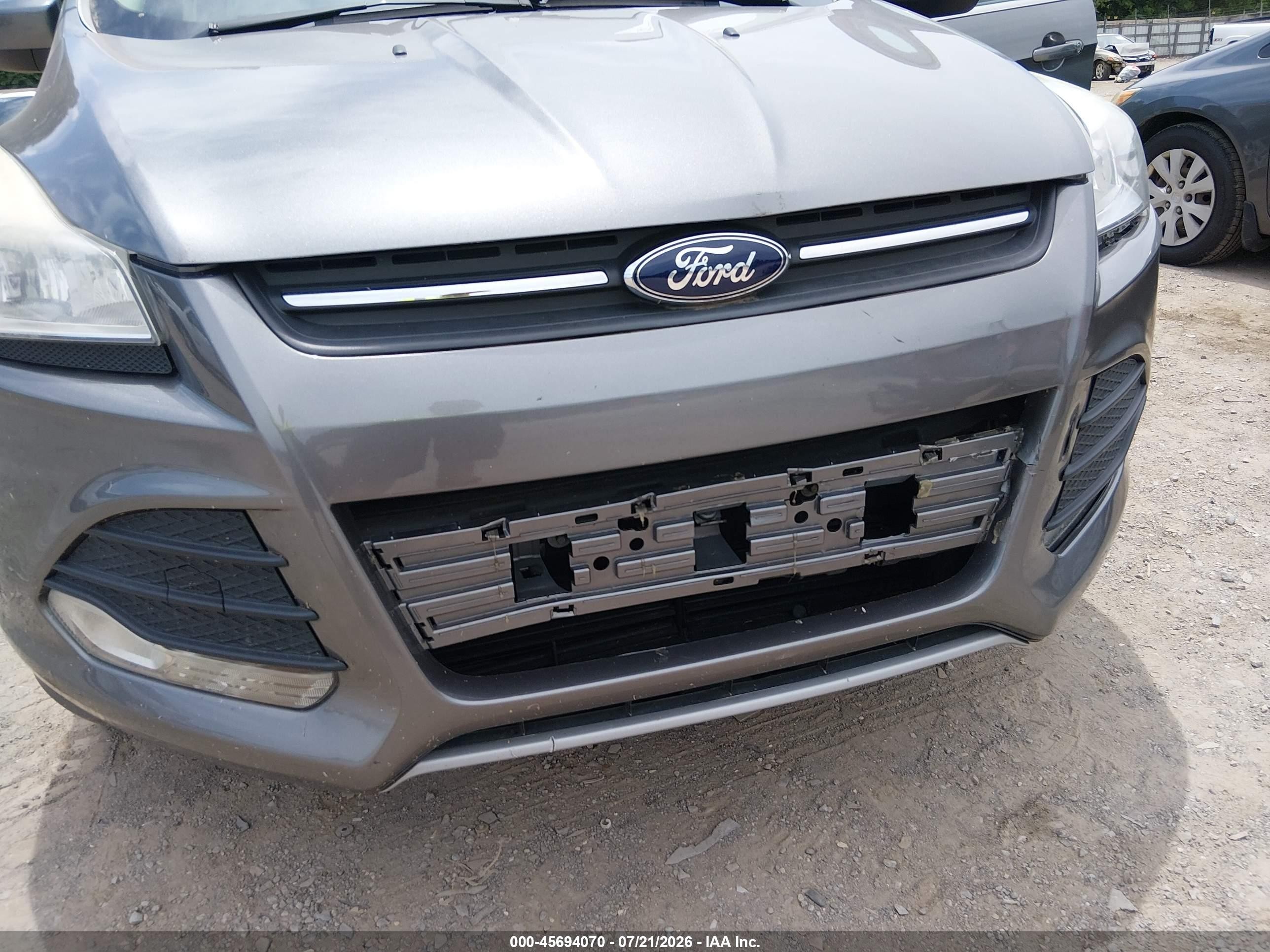 2014 Ford Escape Se Gray vin: 1FMCU9GX7EUC15850