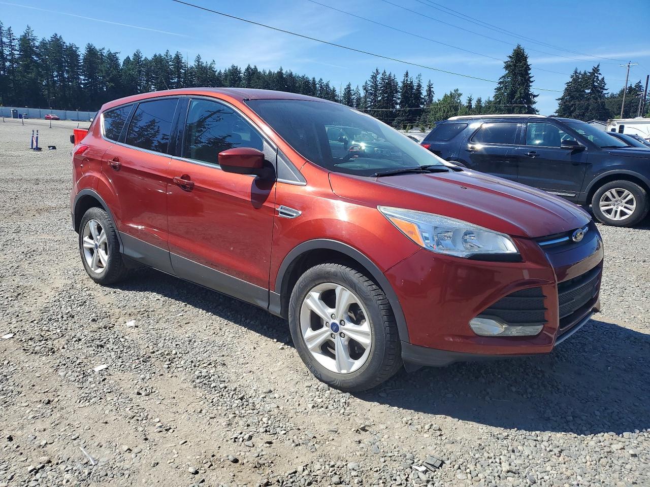 2014 Ford Escape Se Orange vin: 1FMCU9GX7EUD32120