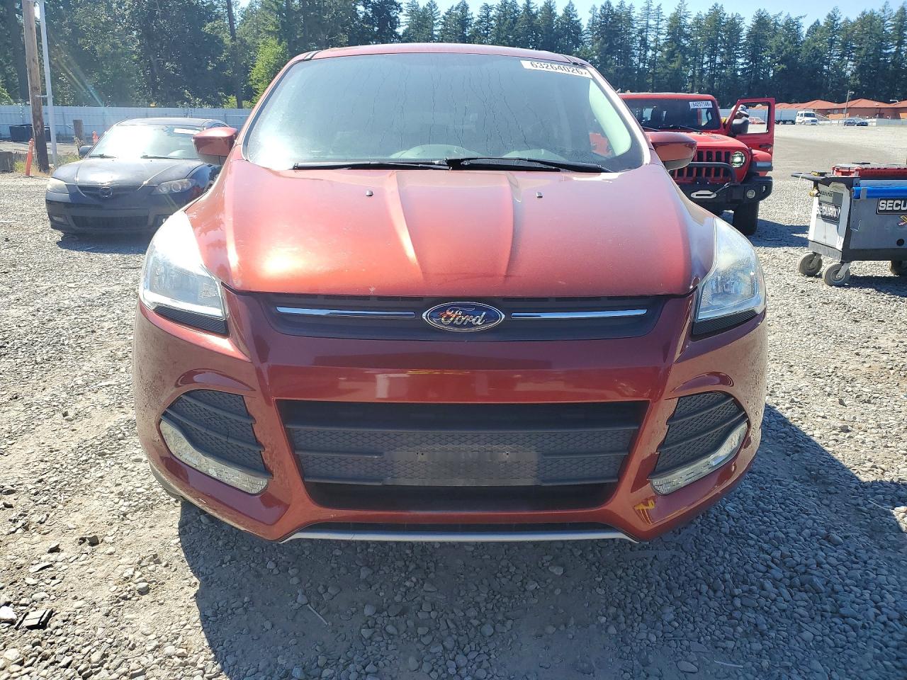 2014 Ford Escape Se Orange vin: 1FMCU9GX7EUD32120