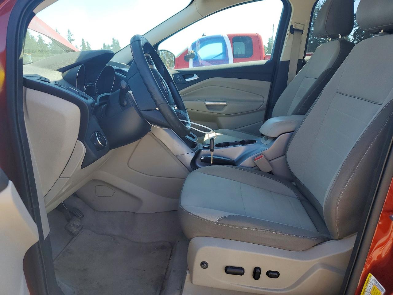 2014 Ford Escape Se Orange vin: 1FMCU9GX7EUD32120