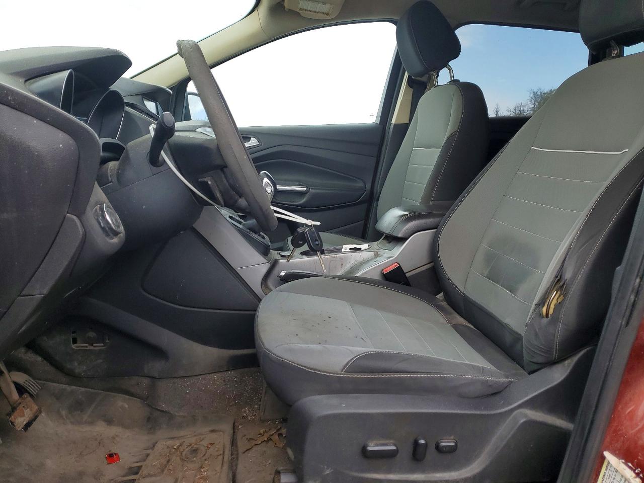 2014 Ford Escape Se Red vin: 1FMCU9GX7EUD55574